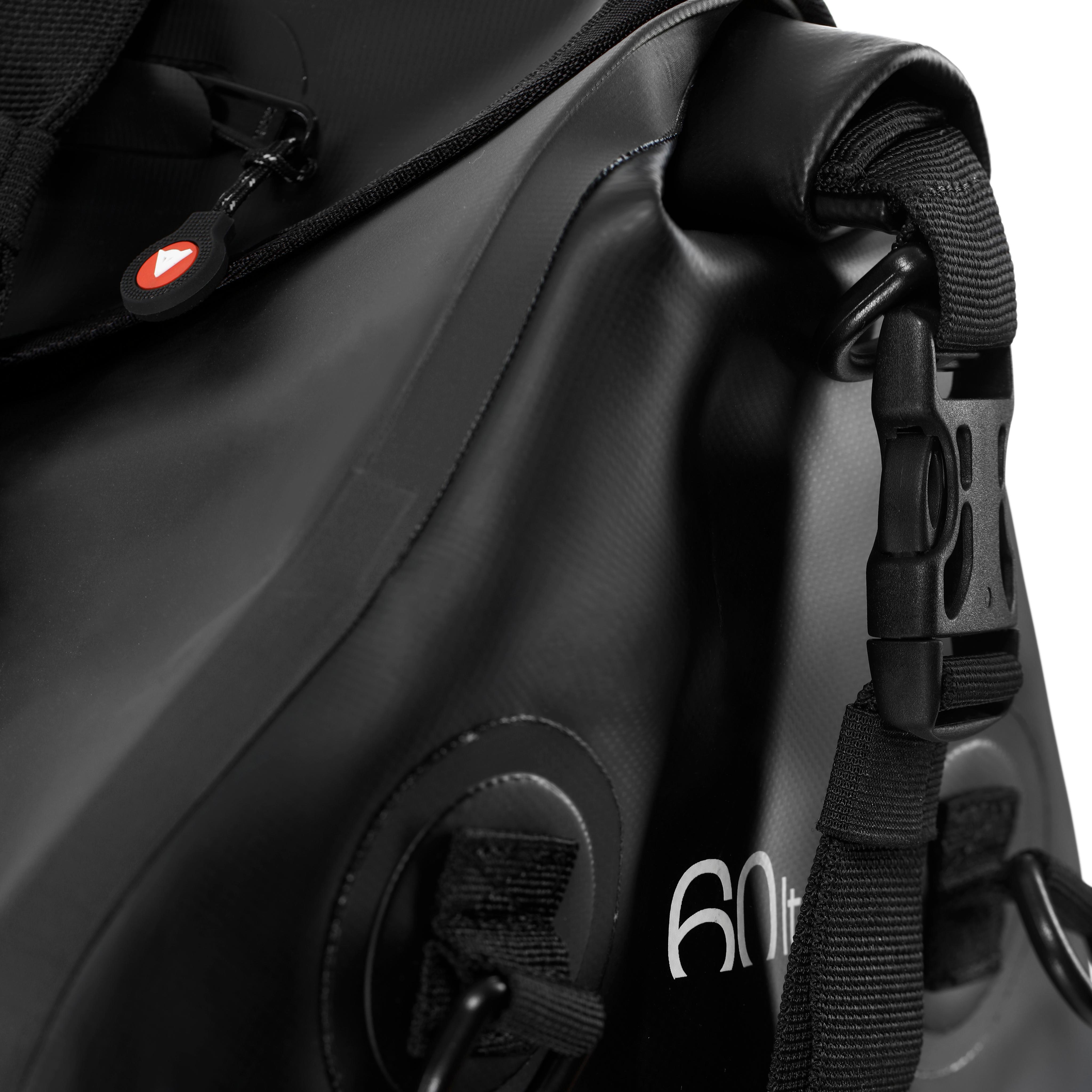 DUFFLE EXPLORER - MOTORCYCLE WATERPROOF DUFFEL BAG (60 LT) | BLACK