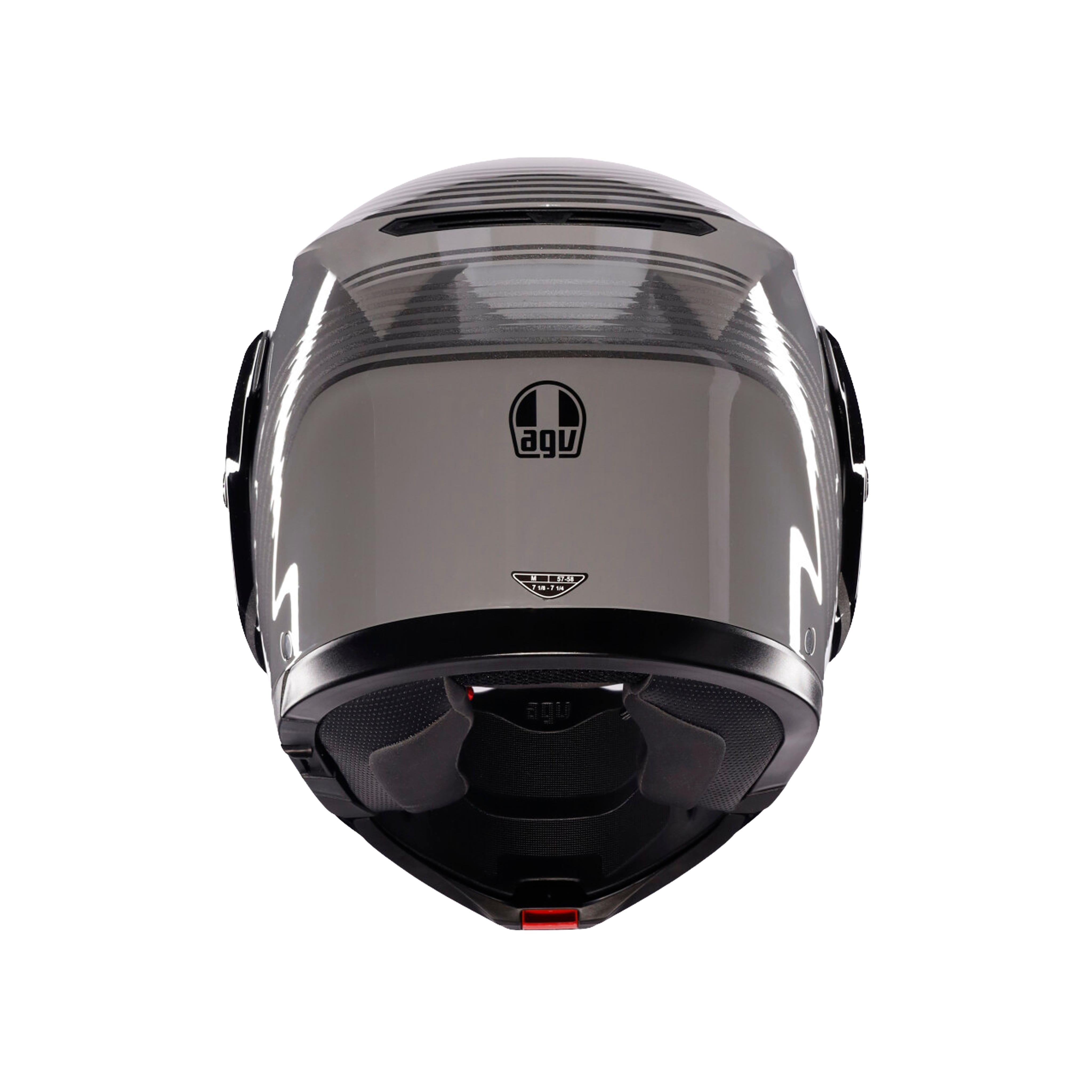 STREETMODULAR ISEO GREY/BLACK - MOTORBIKE FLIP UP HELMET DOT(E2206) -  - 5