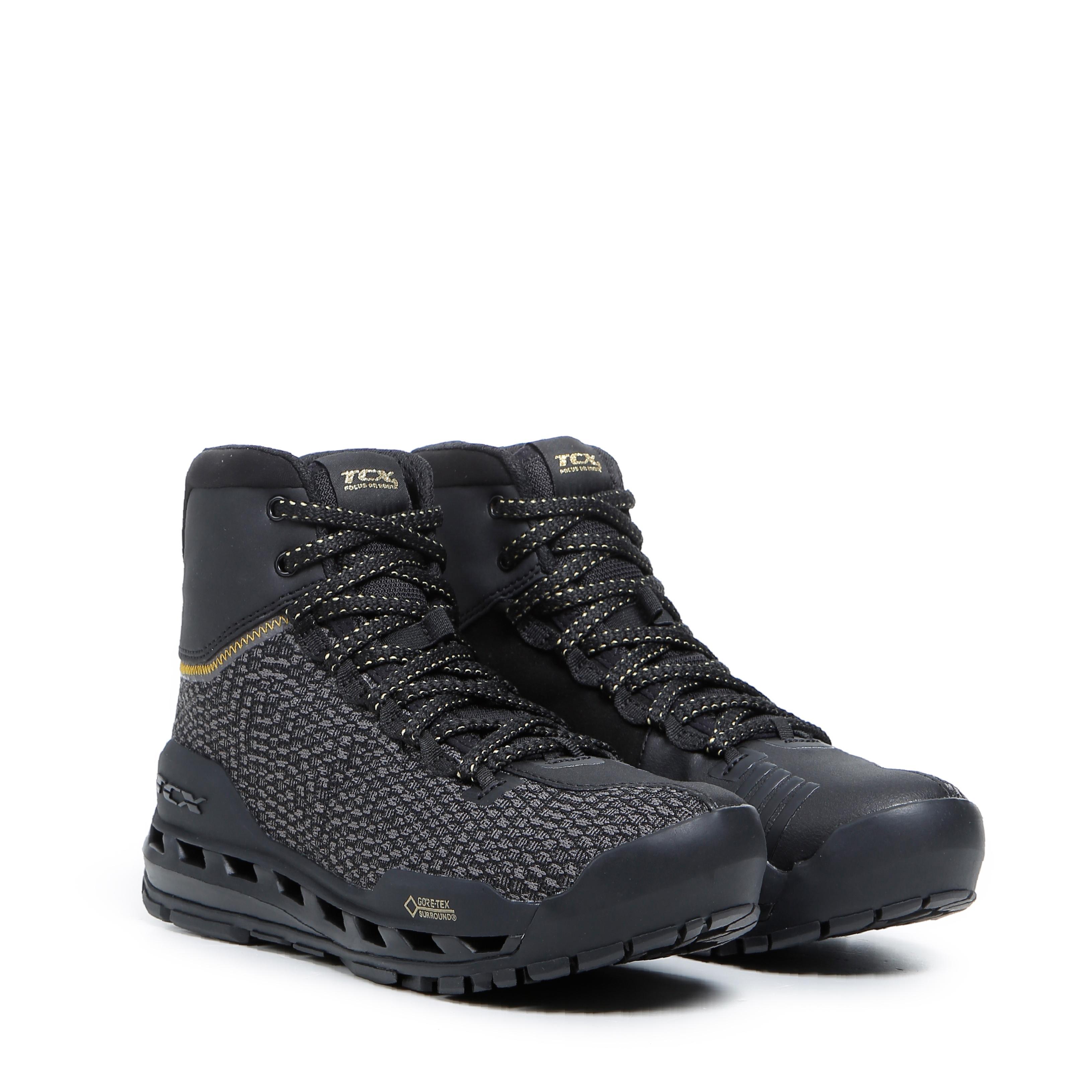 CLIMATREK SURROUND GTX BOTAS MOTO IMPERMEABLES MUJER - NEGRO/ORO -  - 1