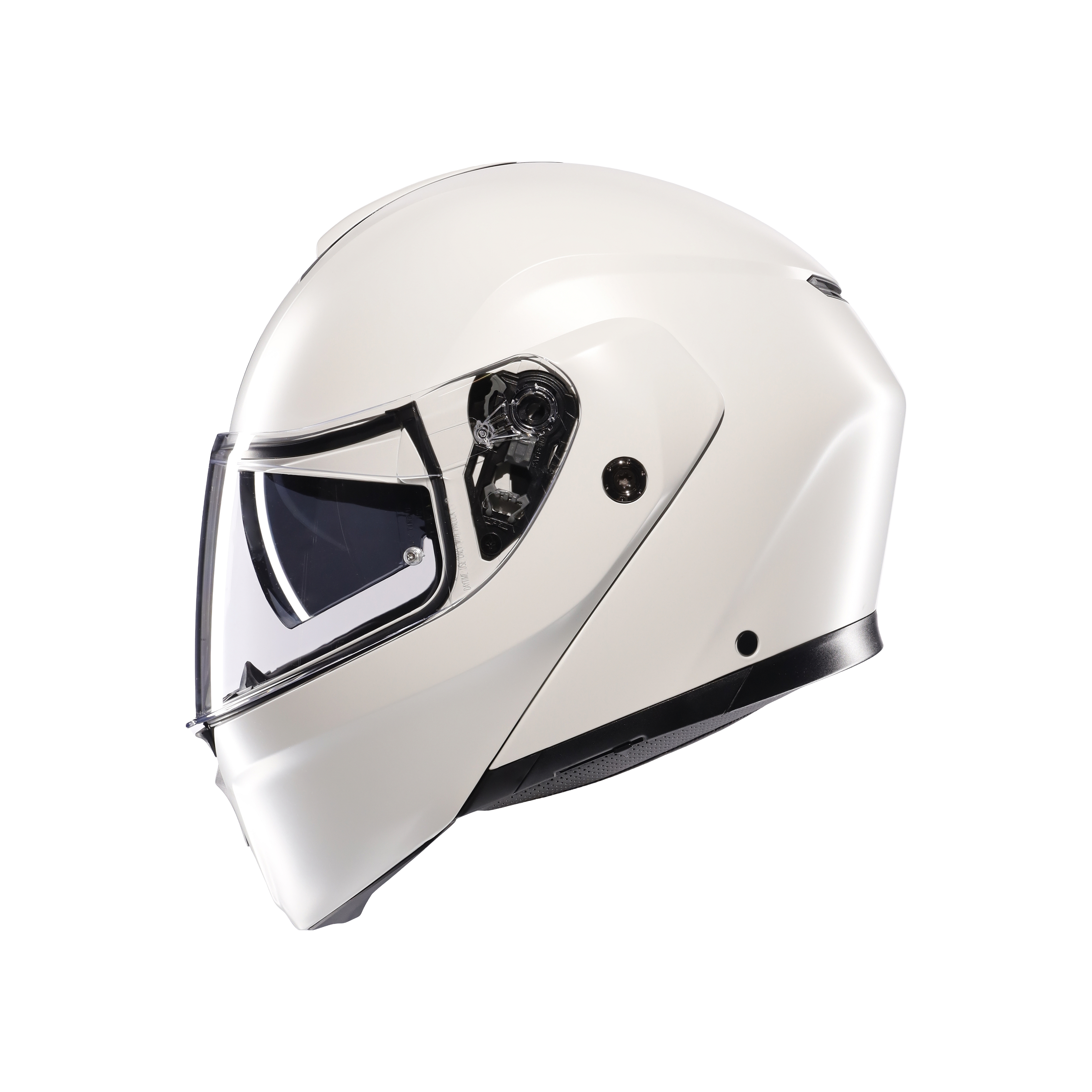 STREETMODULAR MONO MATT BLACK MATERIA WHITE - CASCO MOTO MODULAR DOT(E2206) -  - 4