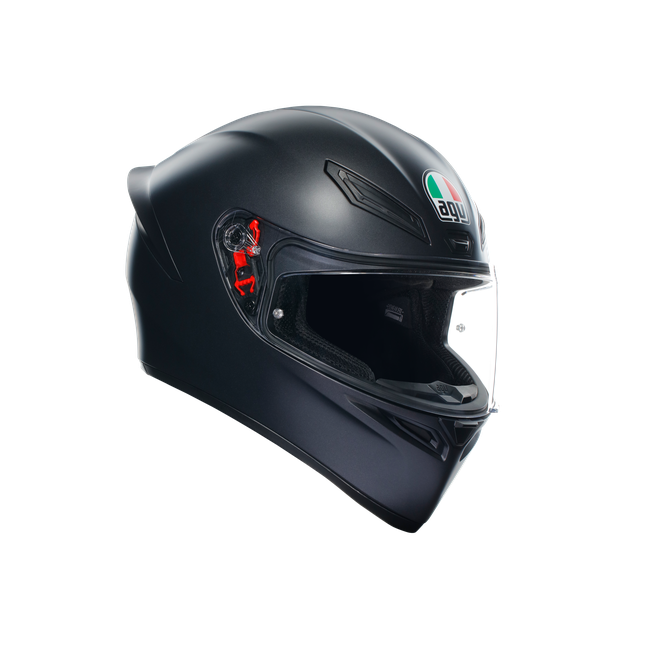 Agv Unisex Matt Black - K1 S - Motorbike Full Face Helmet E2206, Size: Xxl