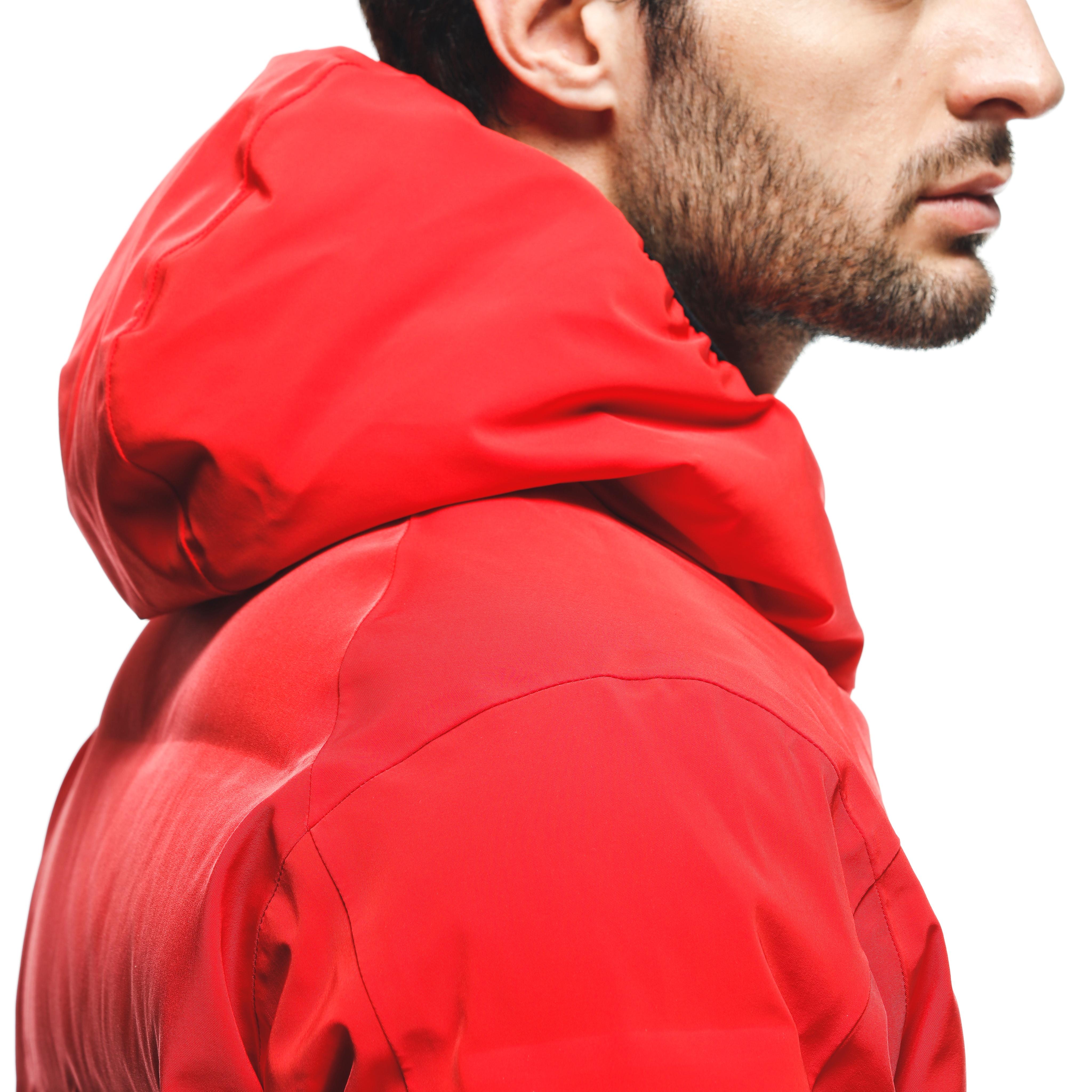 MEN'S WATERPROOF SKI DOWN JACKET - FIRE-RED - 11