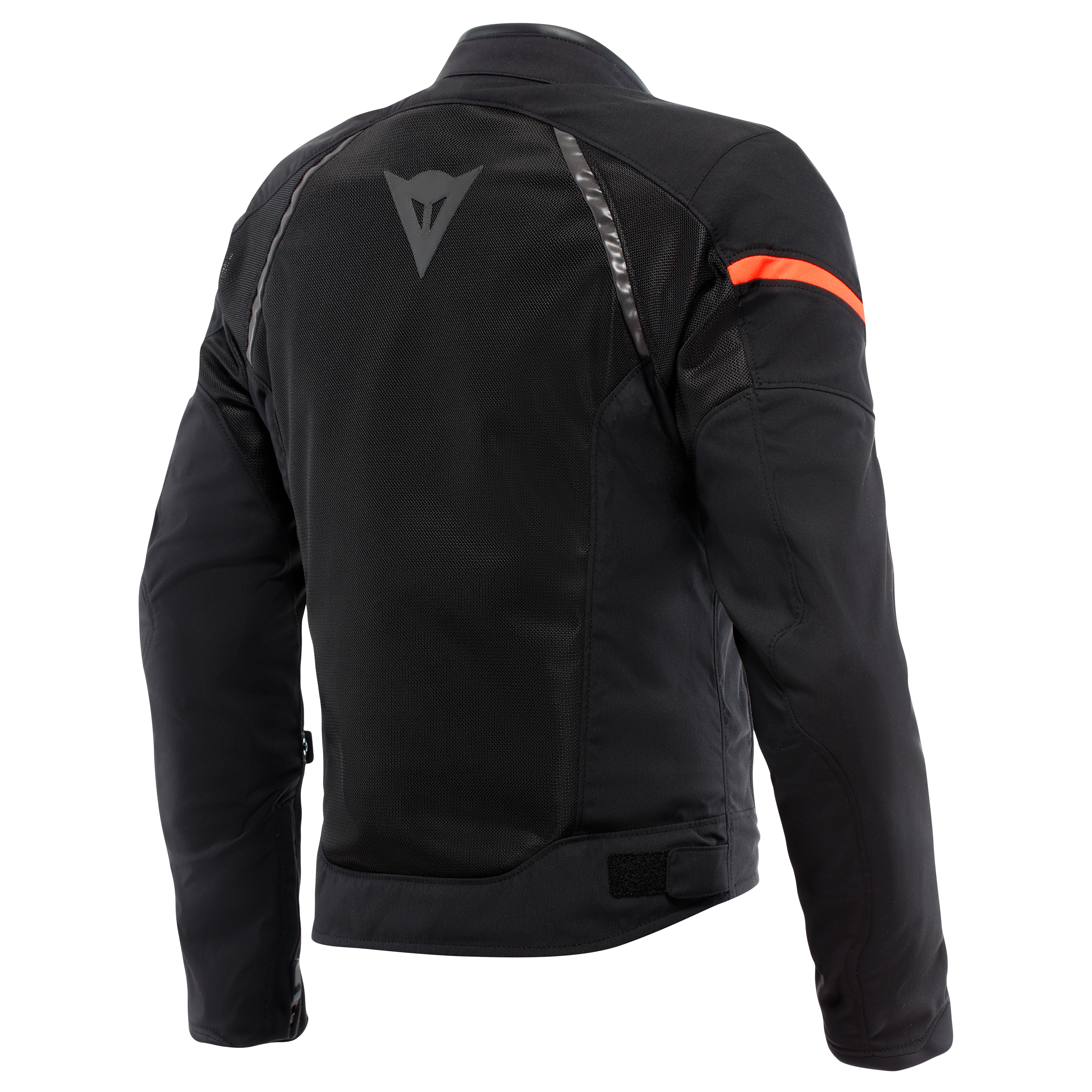 AIR FRAME 3 TEX - GIACCA MOTO ESTIVA IN TESSUTO UOMO - BLACK/BLACK/RED-FLUO - 2