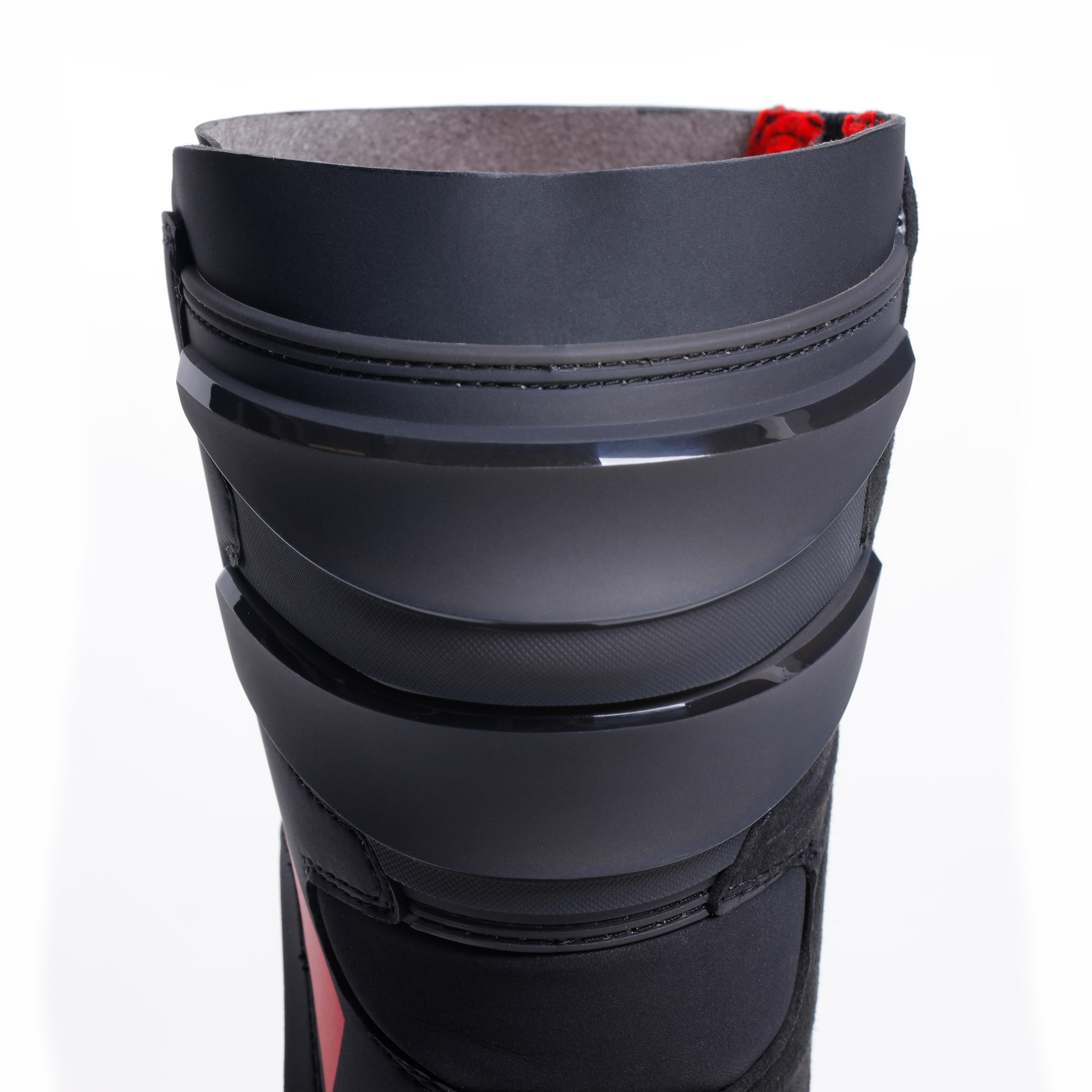 S-TR1 MEN'S MOTORCYCLE BOOTS - BLACK/RED/WHITE -  - 23