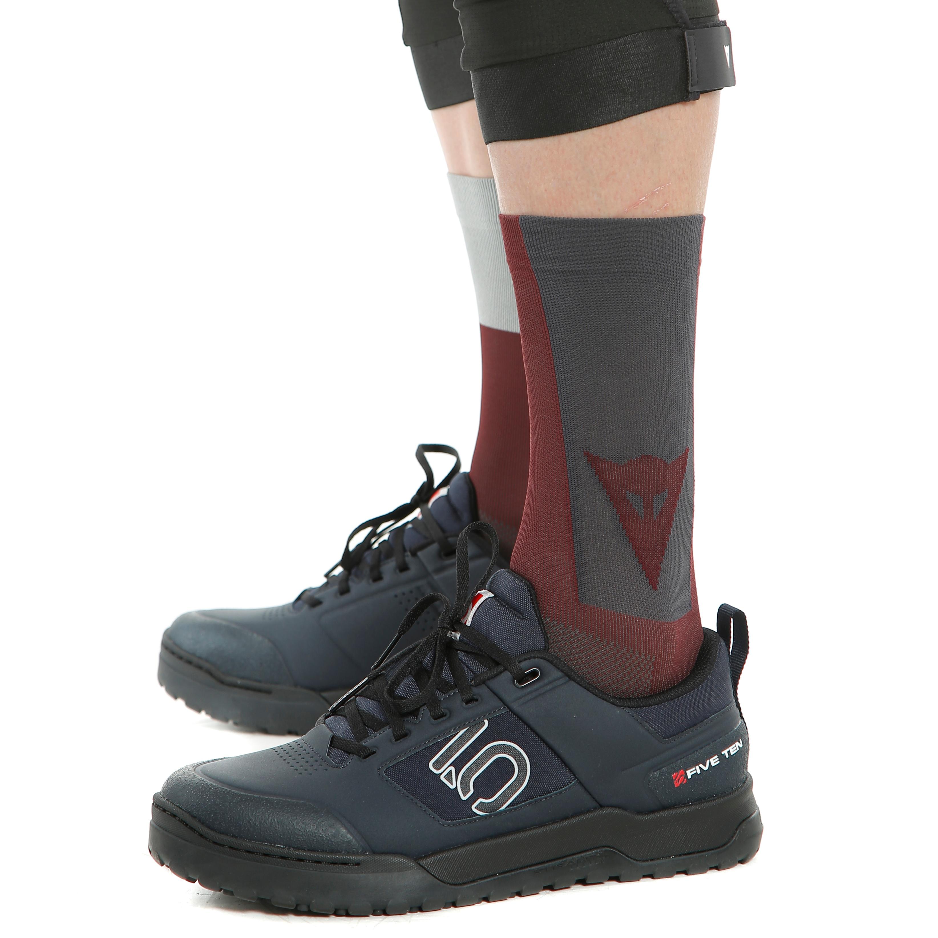 HGL GRASS - REINFORCED BIKE SOCKS - BORDEAUX - 2