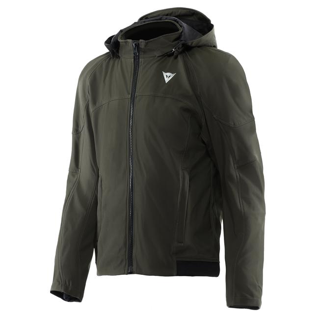(Uk 50) Dainese Ignite 2 Hoodie Textile Jacket Green - Image 2