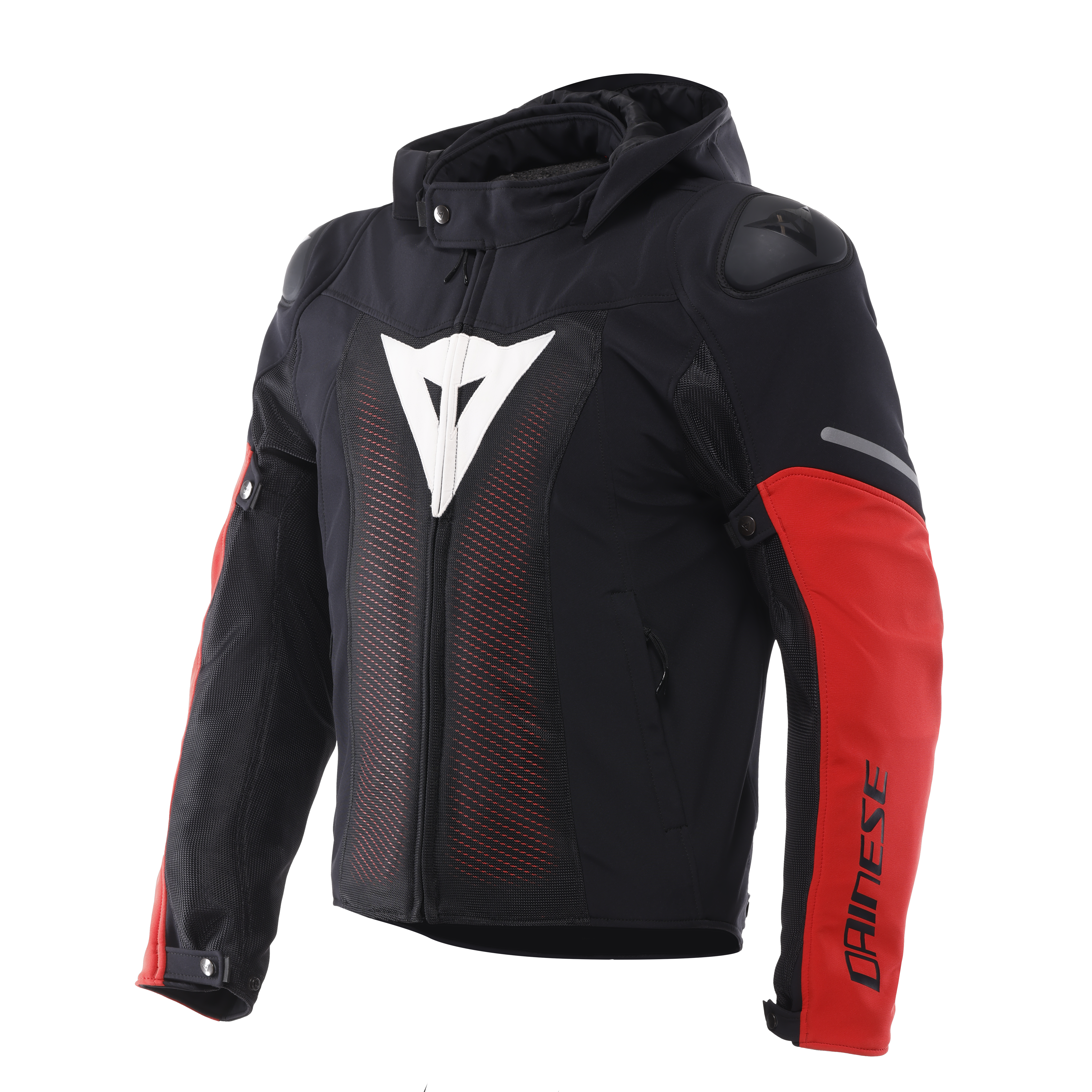 SUPER SPRINT AIR TEX - MEN'S SUMMER MESH MOTORCYCLE JACKET - BLACK/WHITE/RED - 1