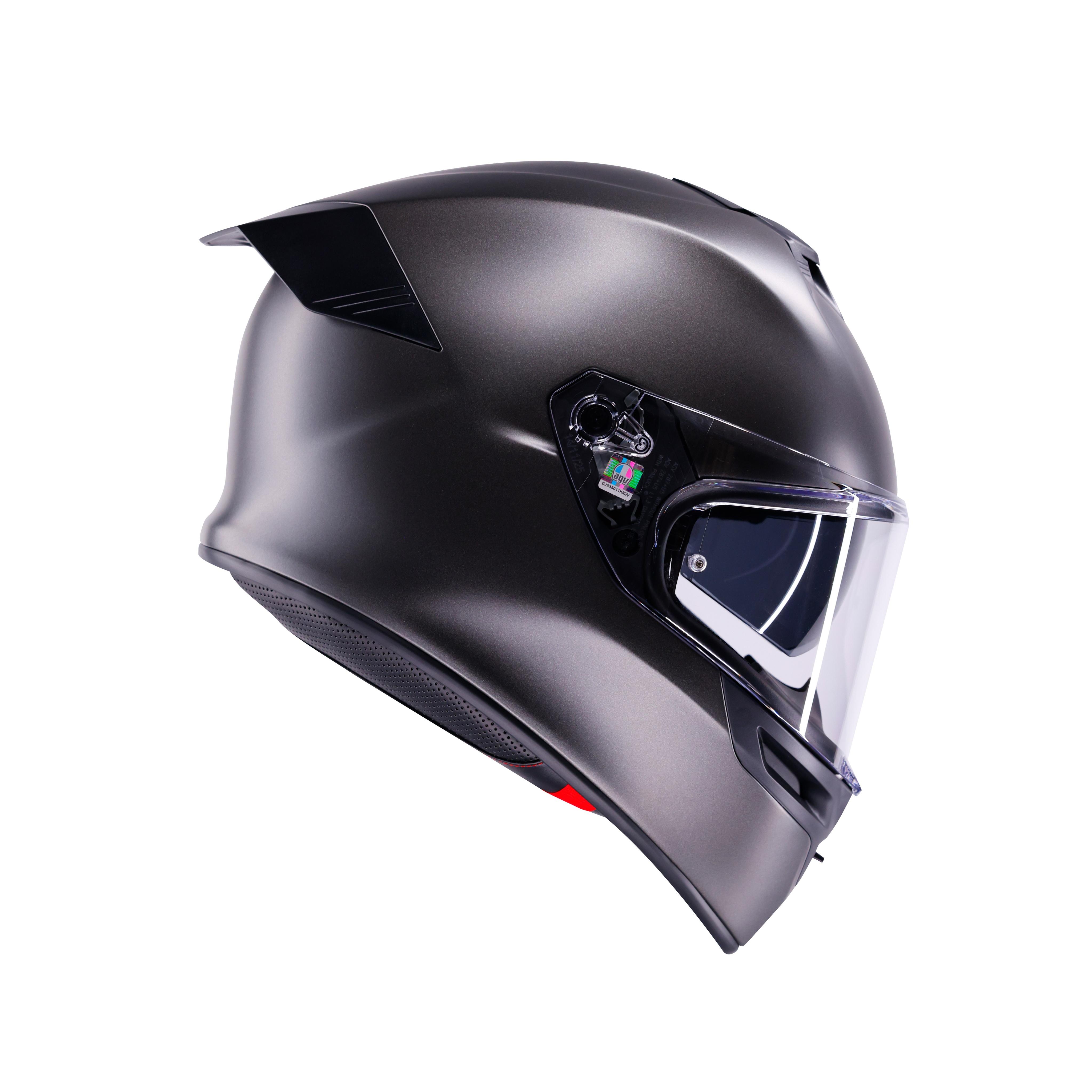 K5 MONO MATT ASFALTO GREY - FULL-FACE MOTORCYCLE HELMET E2206 -  - 1