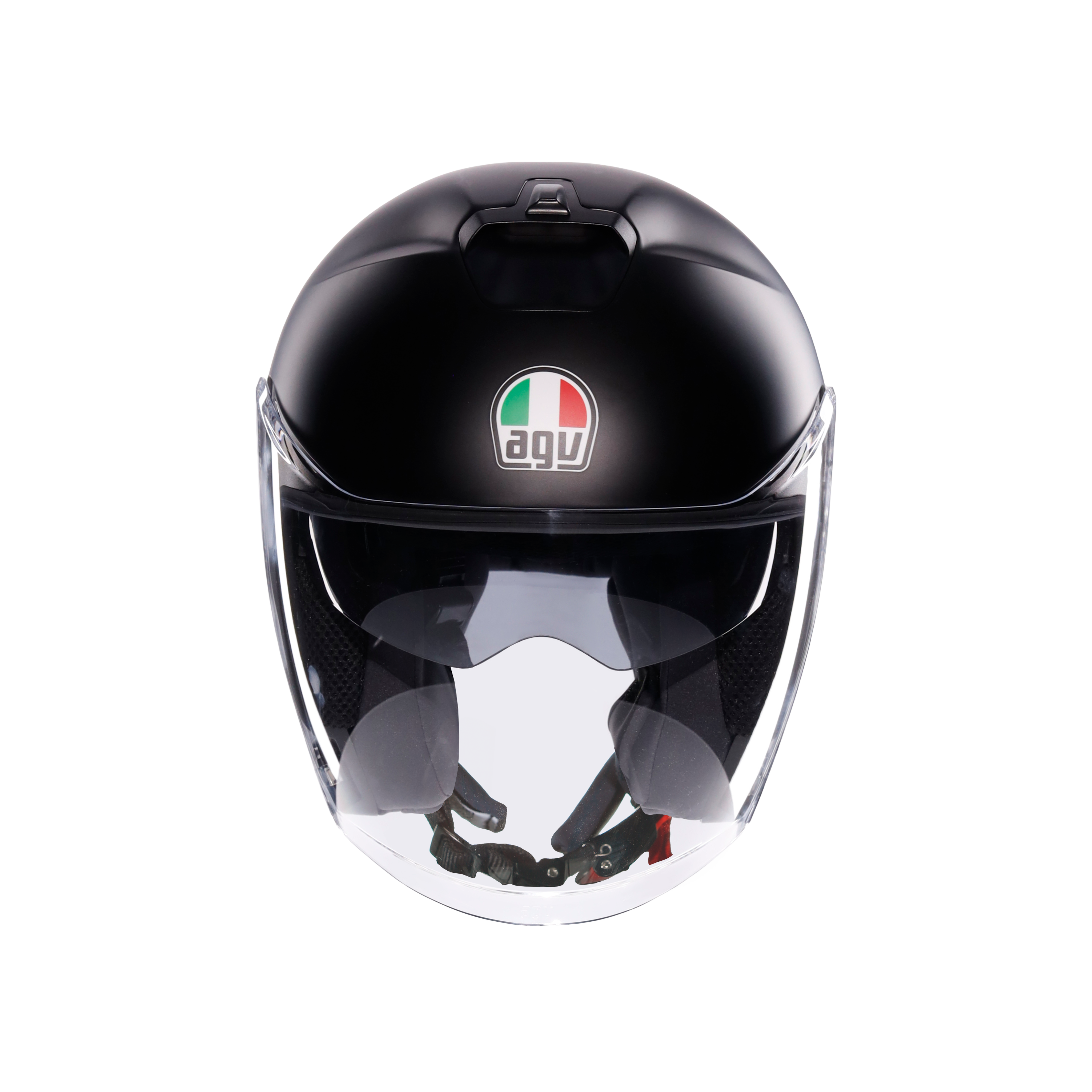 IRIDES MONO MATT BLACK - CASQUE MOTO JET E2206 -  - 2