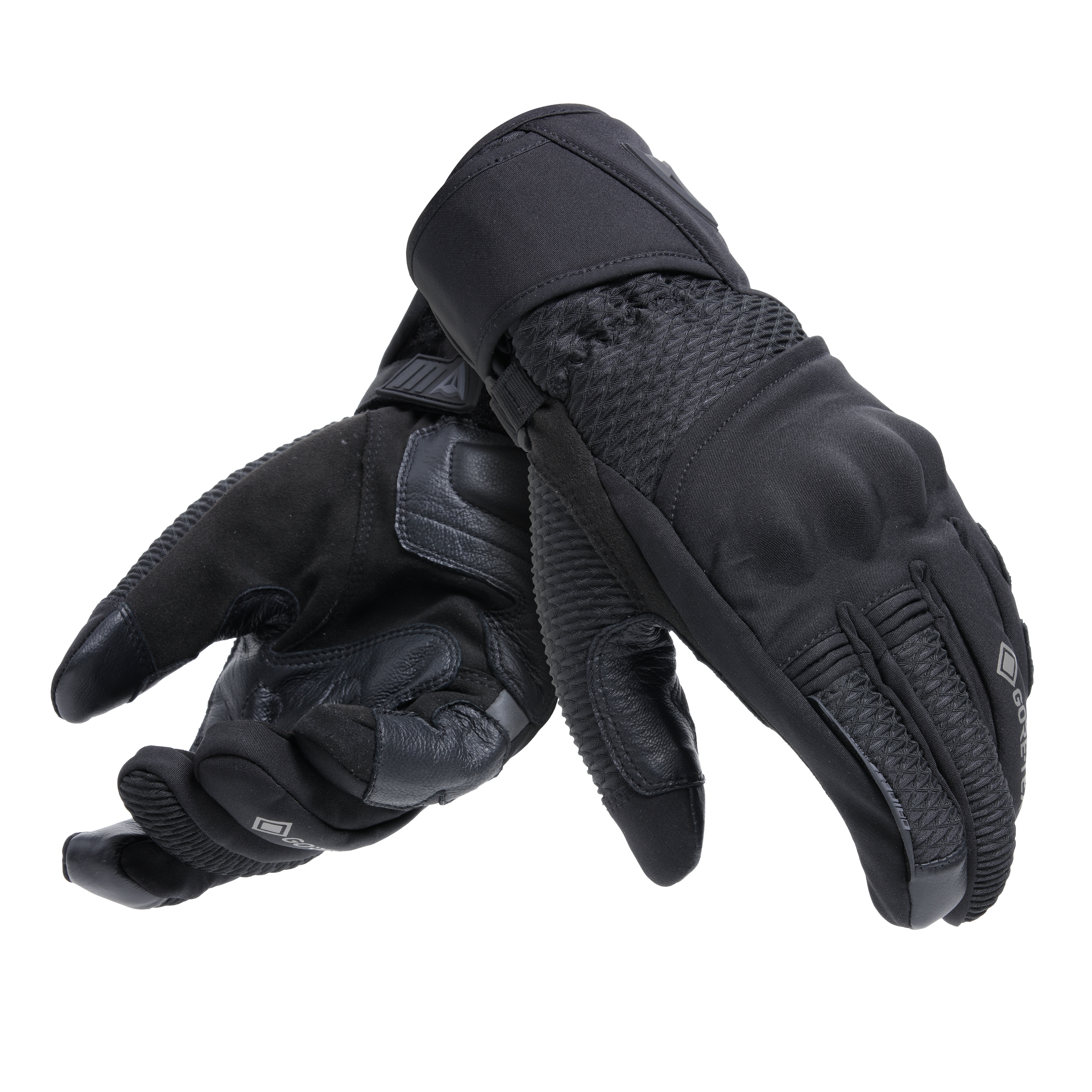 LIVIGNO GORE-TEX&reg; - MEN'S WATERPROOF MOTORCYCLE GLOVES - BLACK - 5