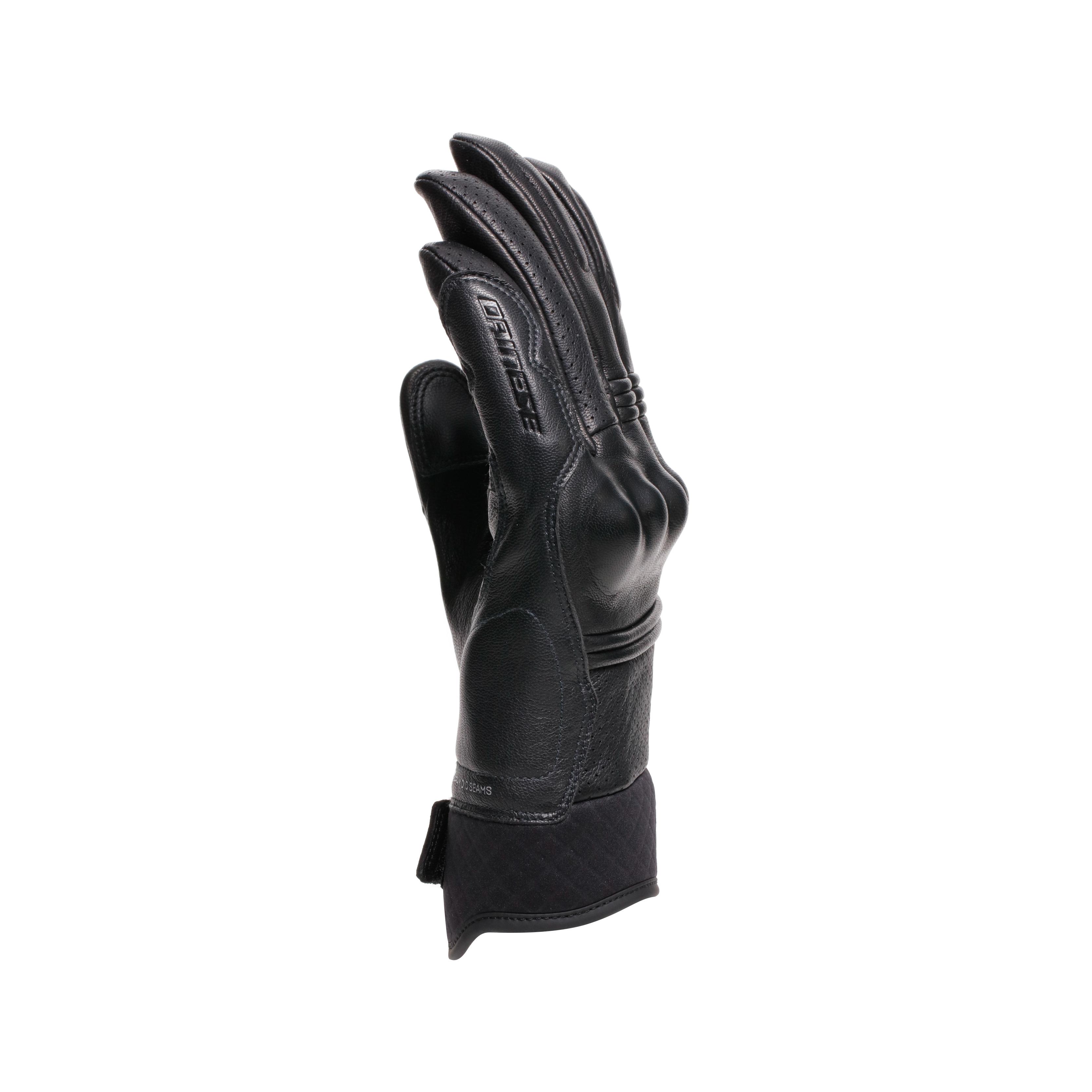 FOLGOR - SOMMER-MOTRRADHANDSCHUHE AUS LEDER - BLACK/BLACK - 4
