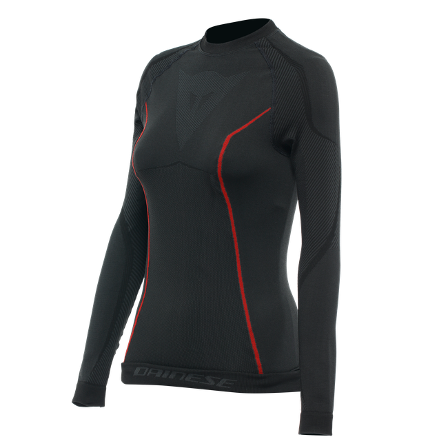 Dainese Women's Black/Red - Thermo Ls Ski Thermal T - Technical Layers - M