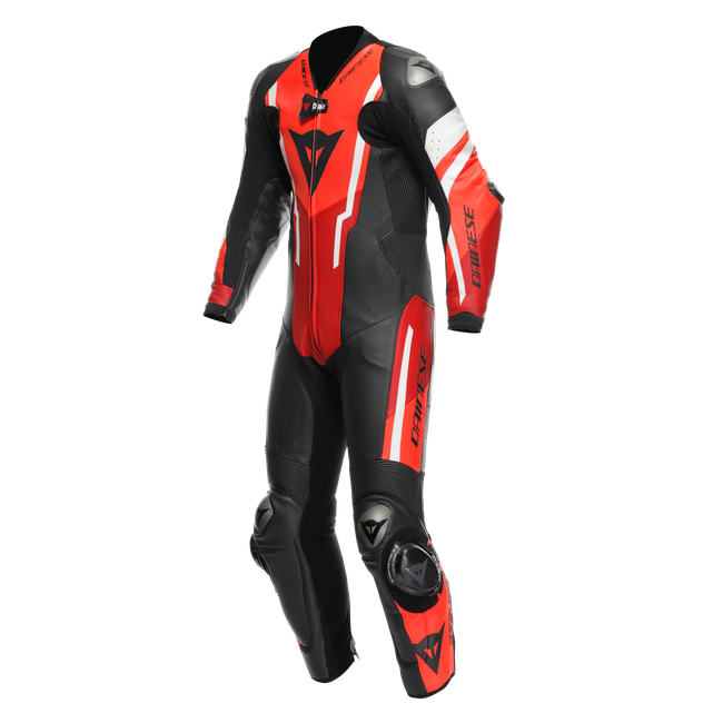 Dainese - Misano 3 Perf. D-air - Professionnelles - Men - Black/red/red-fluo - 64