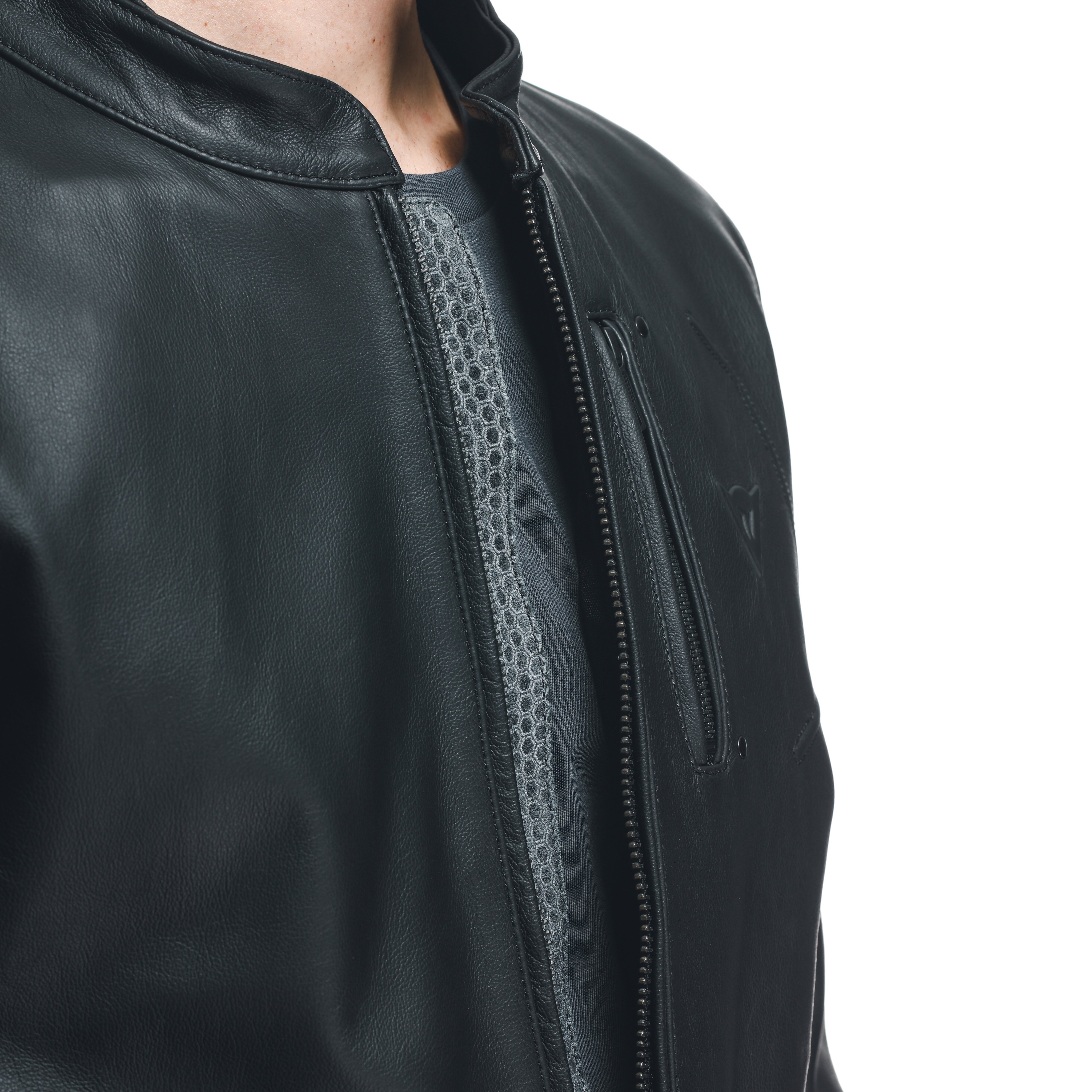 FULCRO - MEN'S MOTORCYCLE LEATHER JACKET | BLACK | Dainese