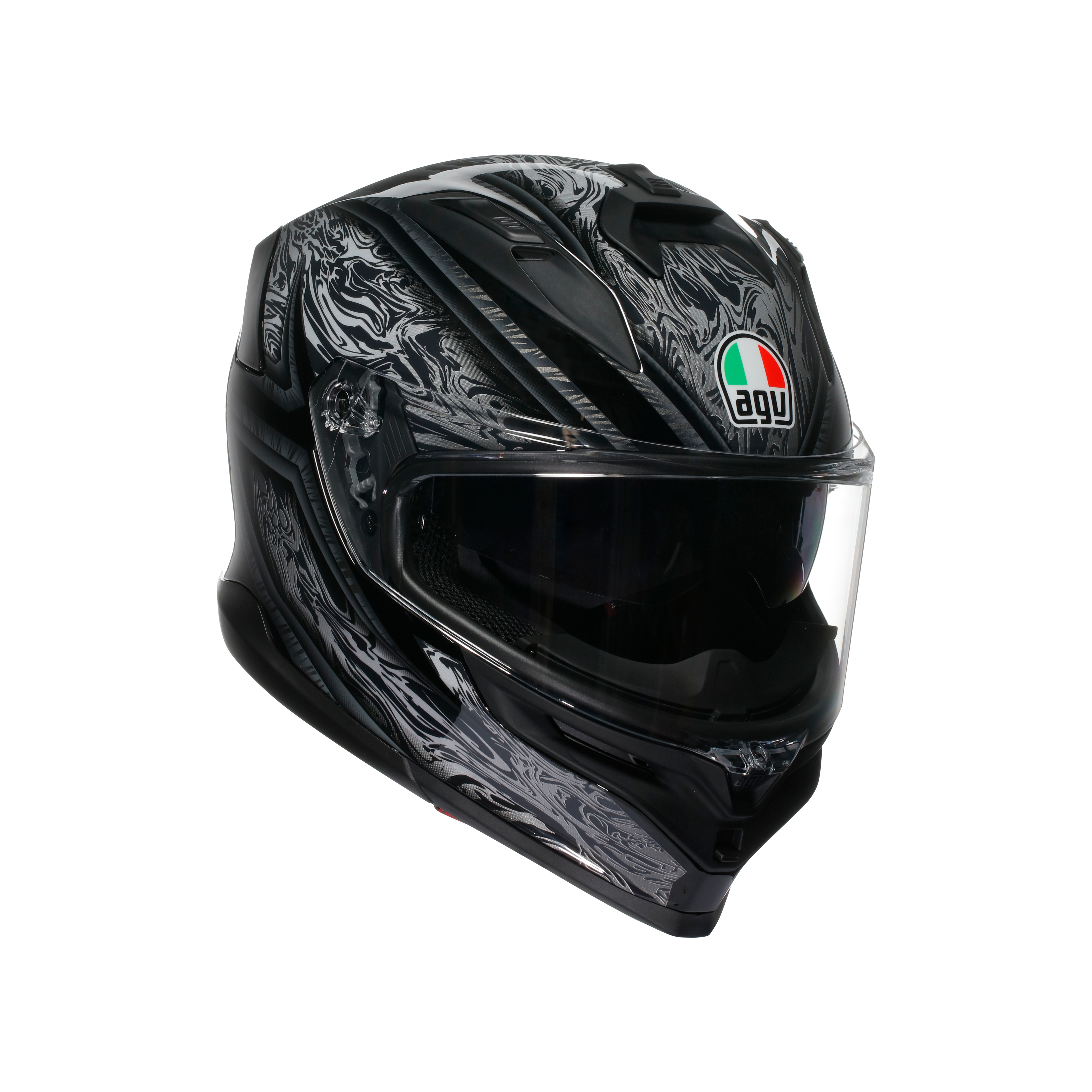 K7 MPLK DAMASCUS BLACK/SILVER - CASQUE MOTO INT&Eacute;GRAL E2206 -  - 1