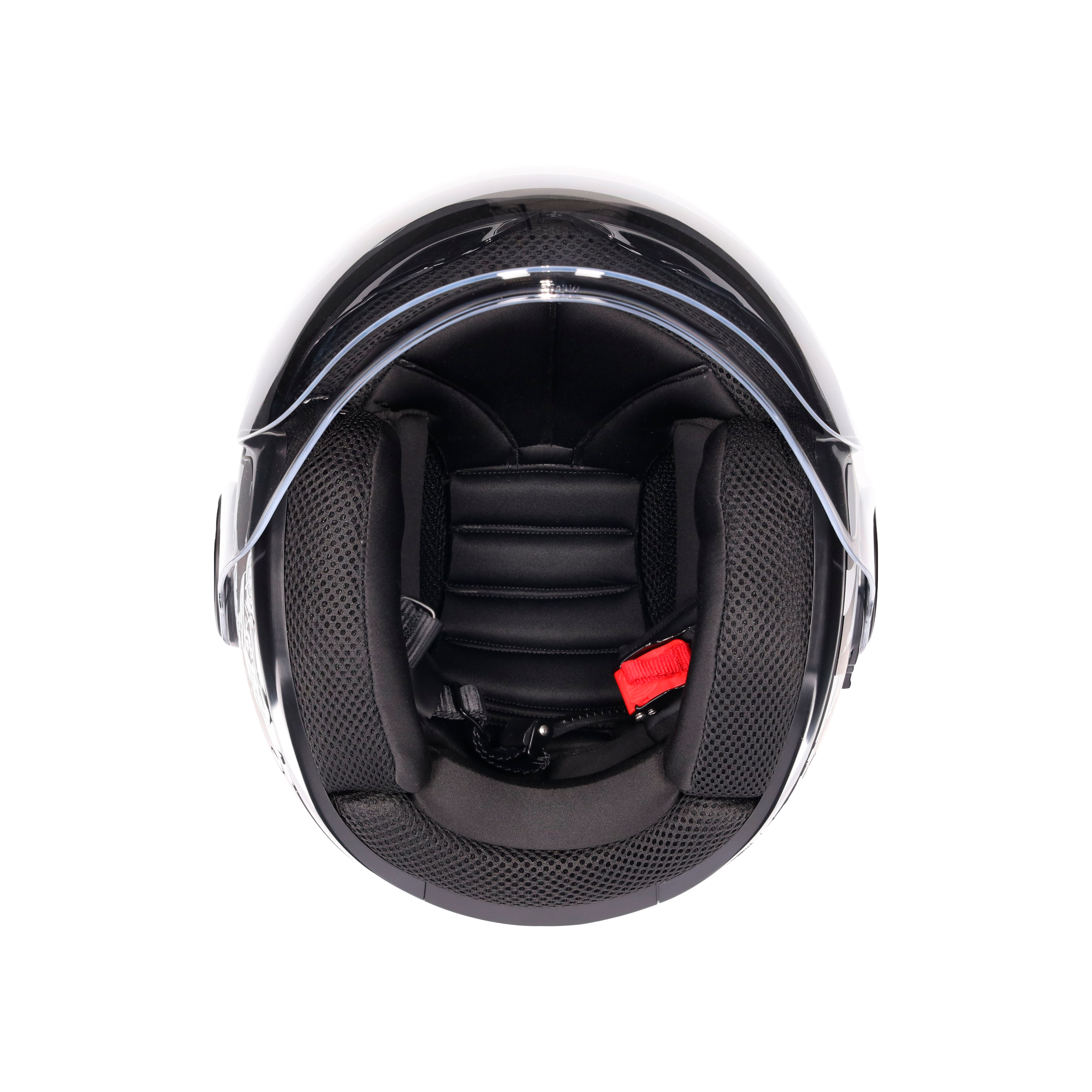 ETERES HISTORY MATT BLACK/WHITE/RED - CASQUE MOTO JET E2206 -  - 8