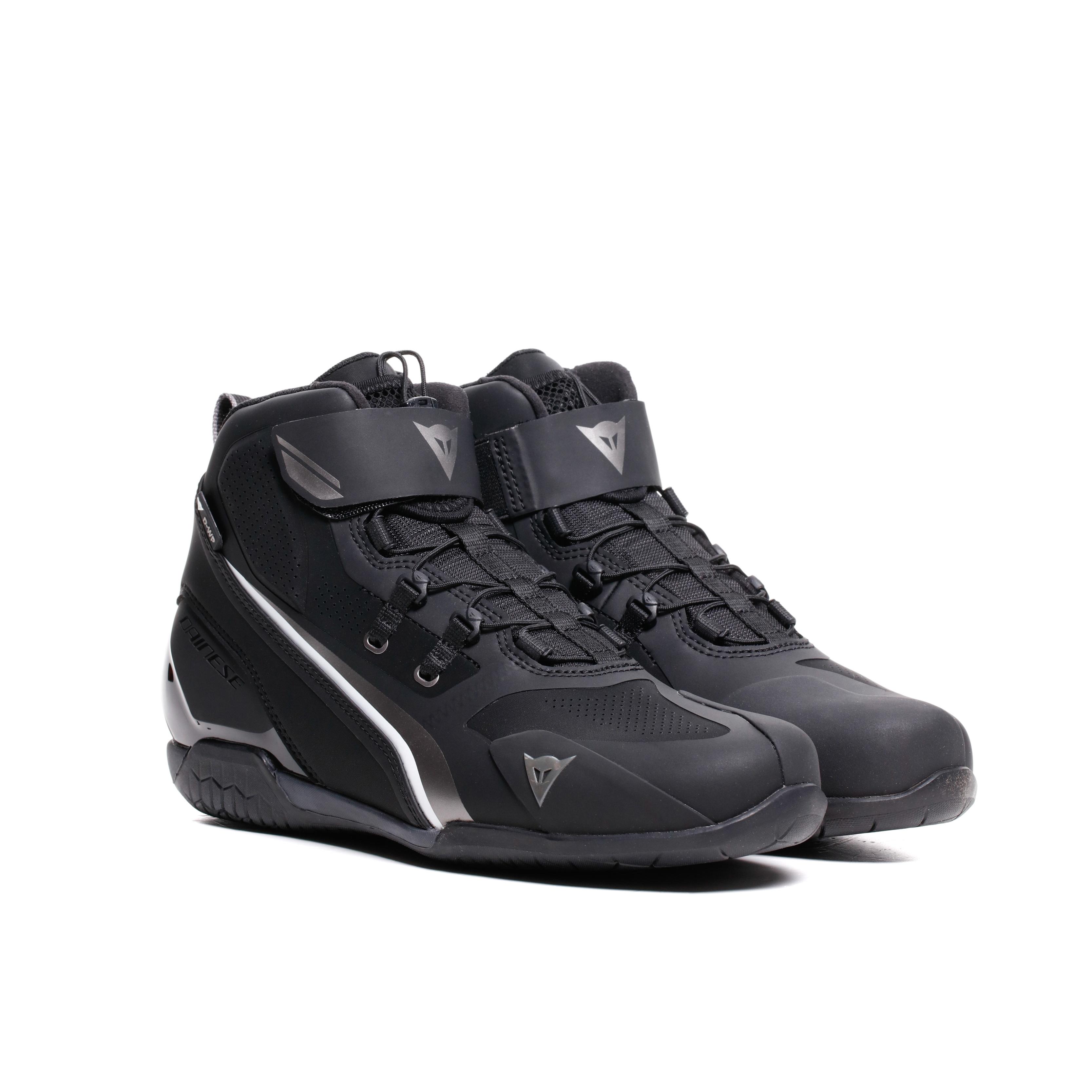 HERIAN D-WP - WOMEN'S WATERPROOF MOTORCYCLE SHOES - BLACK/WHITE - 1