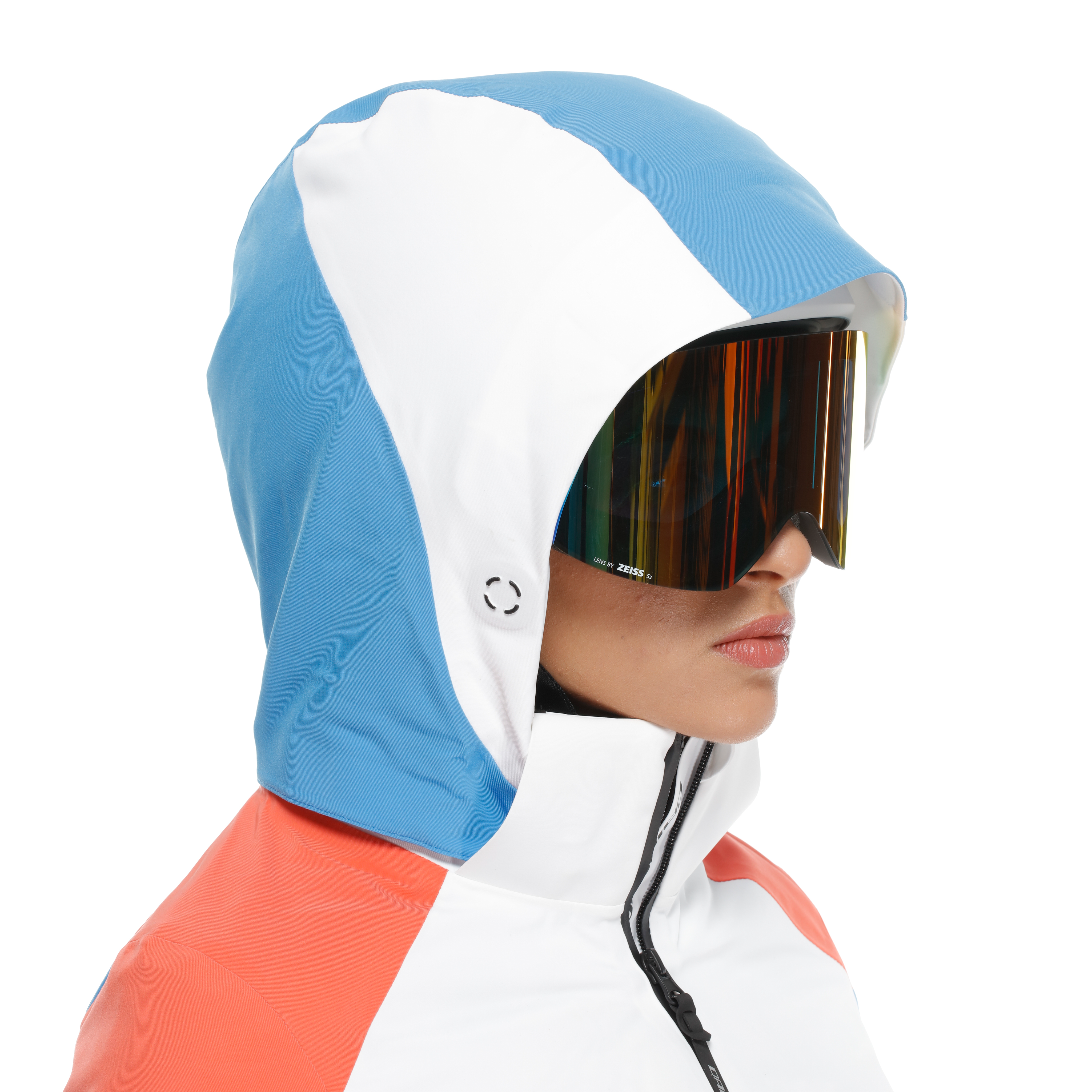 SPEED DEMON LAB DOMEAIR&trade; PRO - VESTE DE SKI FEMME - WHITE/CORAL/BLUE - 4