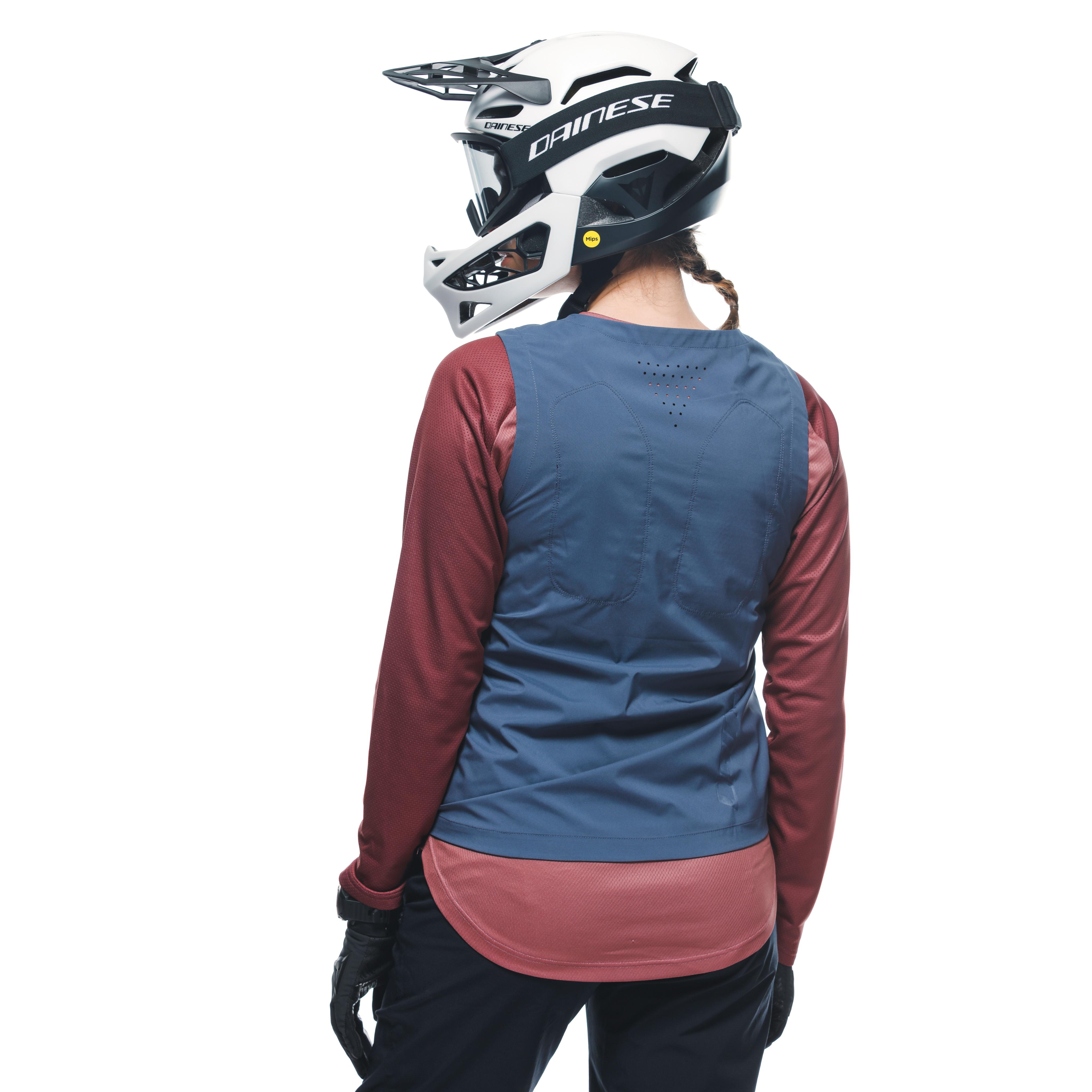 HGC HYBRID - WOMEN'S WINDPROOF BIKE VEST - DARK-GRAY - 8