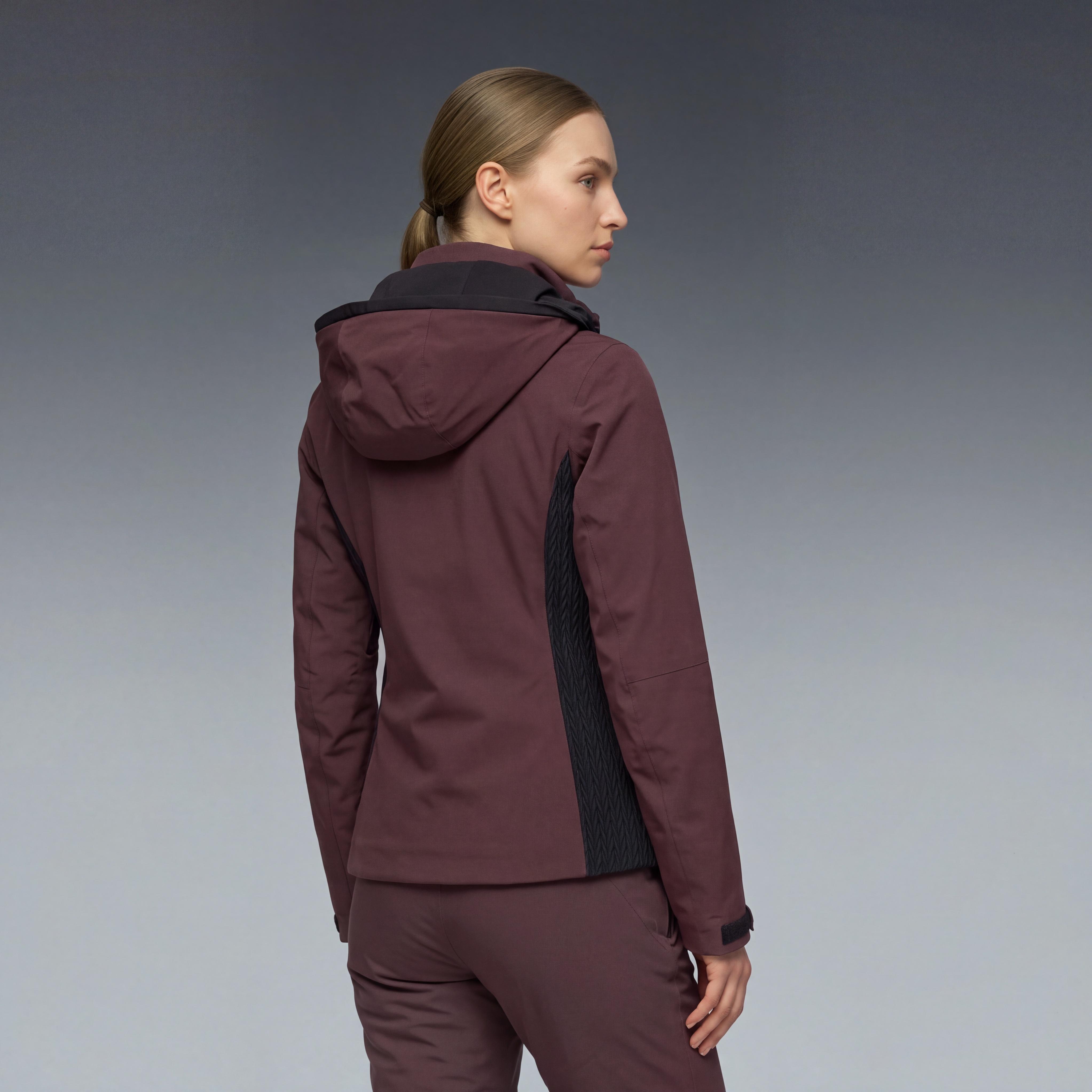 WOMEN'S ALPICA SKI JACKET - DECADENT CHOCOLADE/STRETCH LIMO - 4