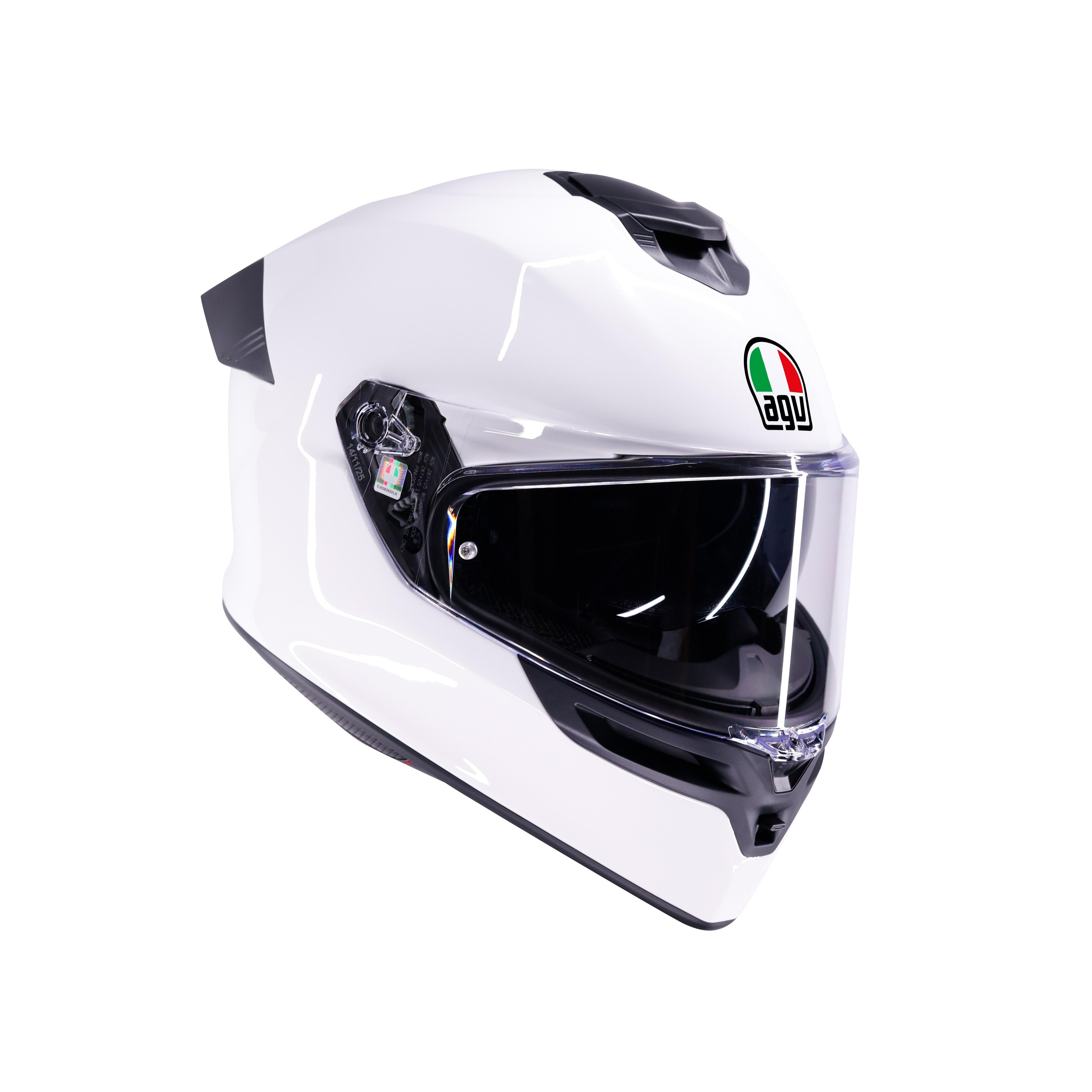 K5 MONO WHITE - FULL-FACE MOTORCYCLE HELMET E2206 -  - 6