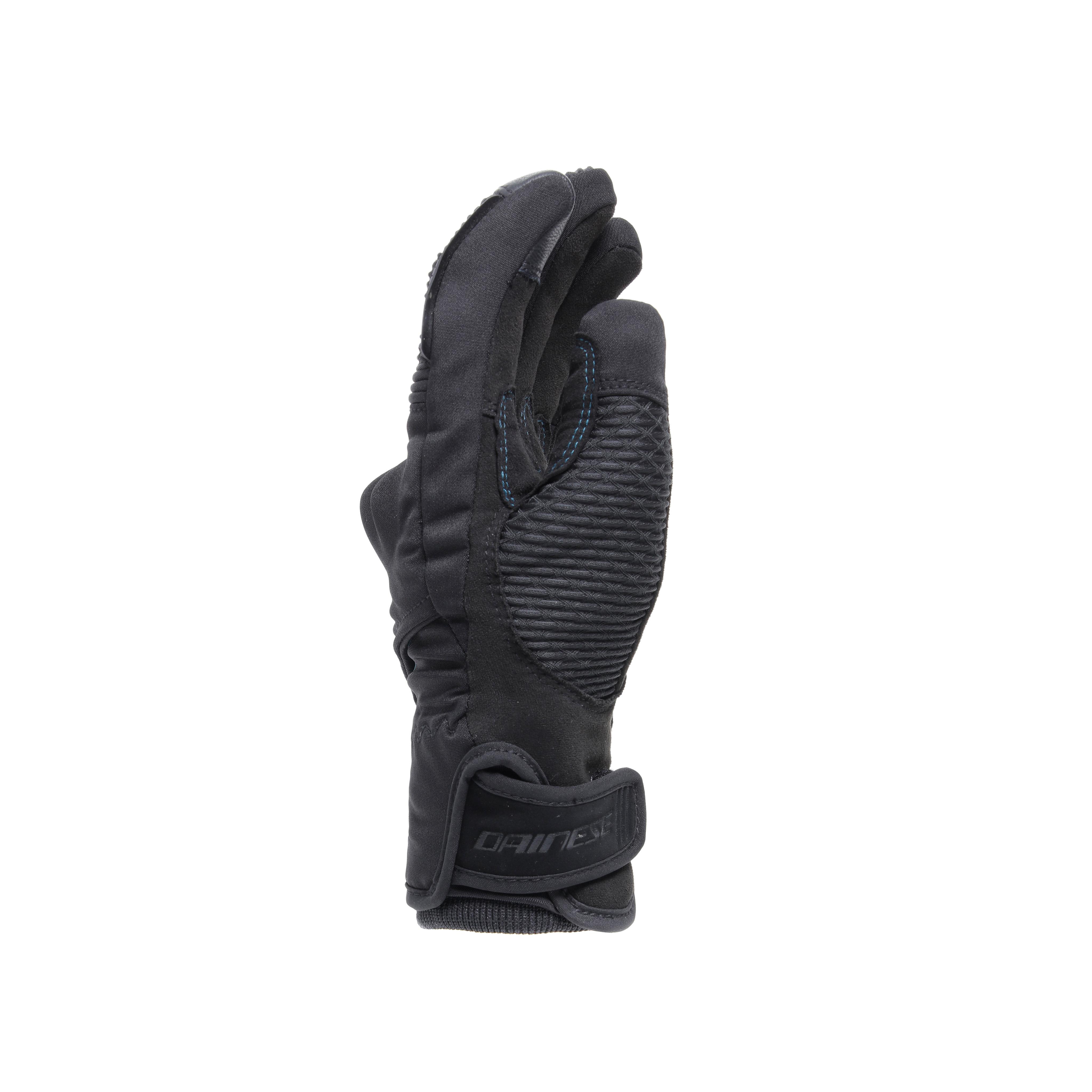 TRENTO D-DRY&reg; - WOMEN'S WATERPROOF MOTORCYCLE GLOVES - BLACK/OCEAN-DEPTHS - 1