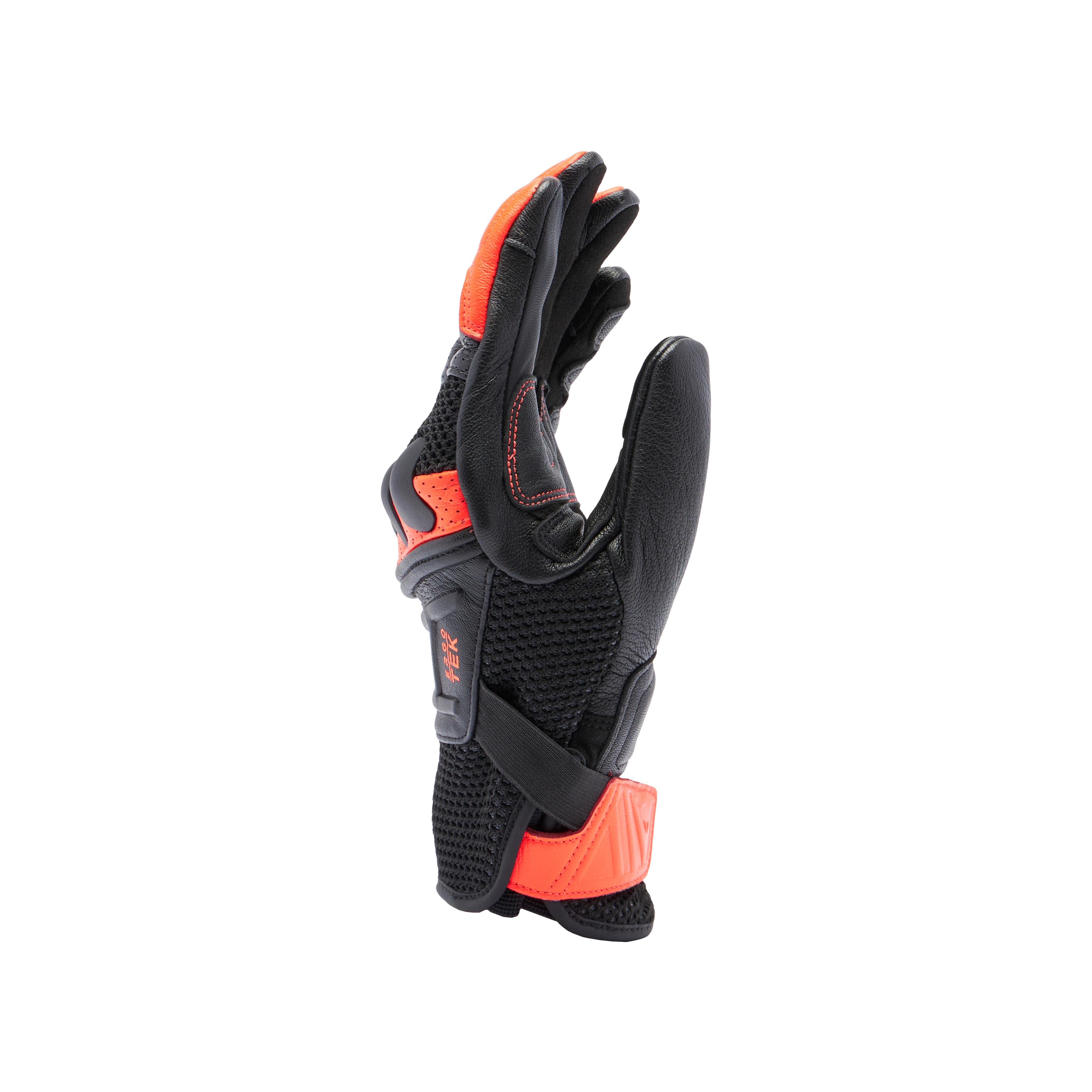 X-RIDE 2 ERGO-TEK - MEN'S MOTORCYCLE GLOVES - BLACK/RED FLUO - 2