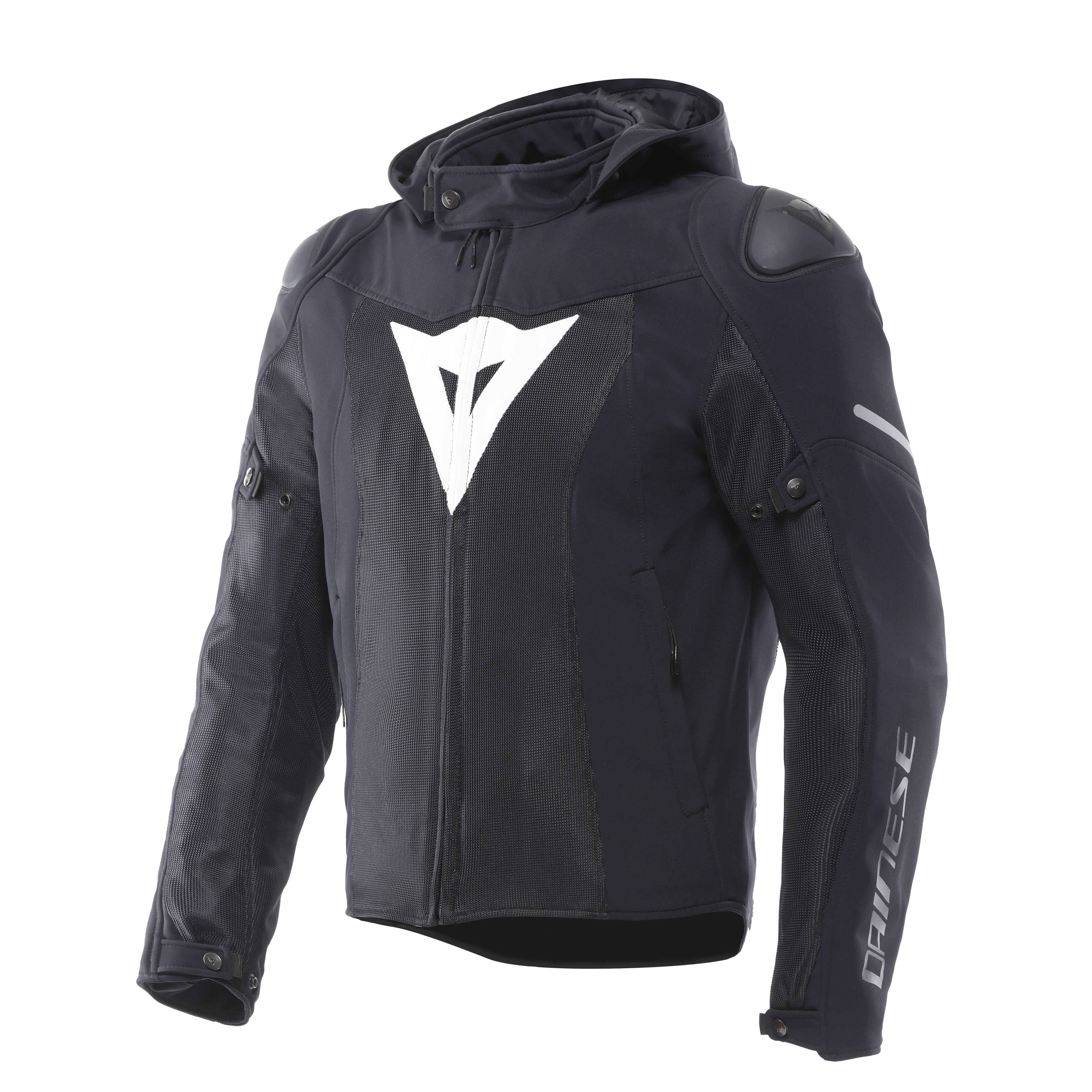 SUPER SPRINT AIR TEX - MEN'S SUMMER MESH MOTORCYCLE JACKET - BLACK/WHITE - 1