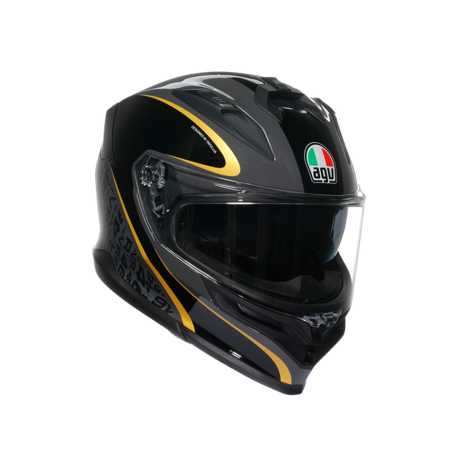 Agv Unisex Flow 46 - K7 Mplk - Motorbike Full Face Helmet E2206, Size: L