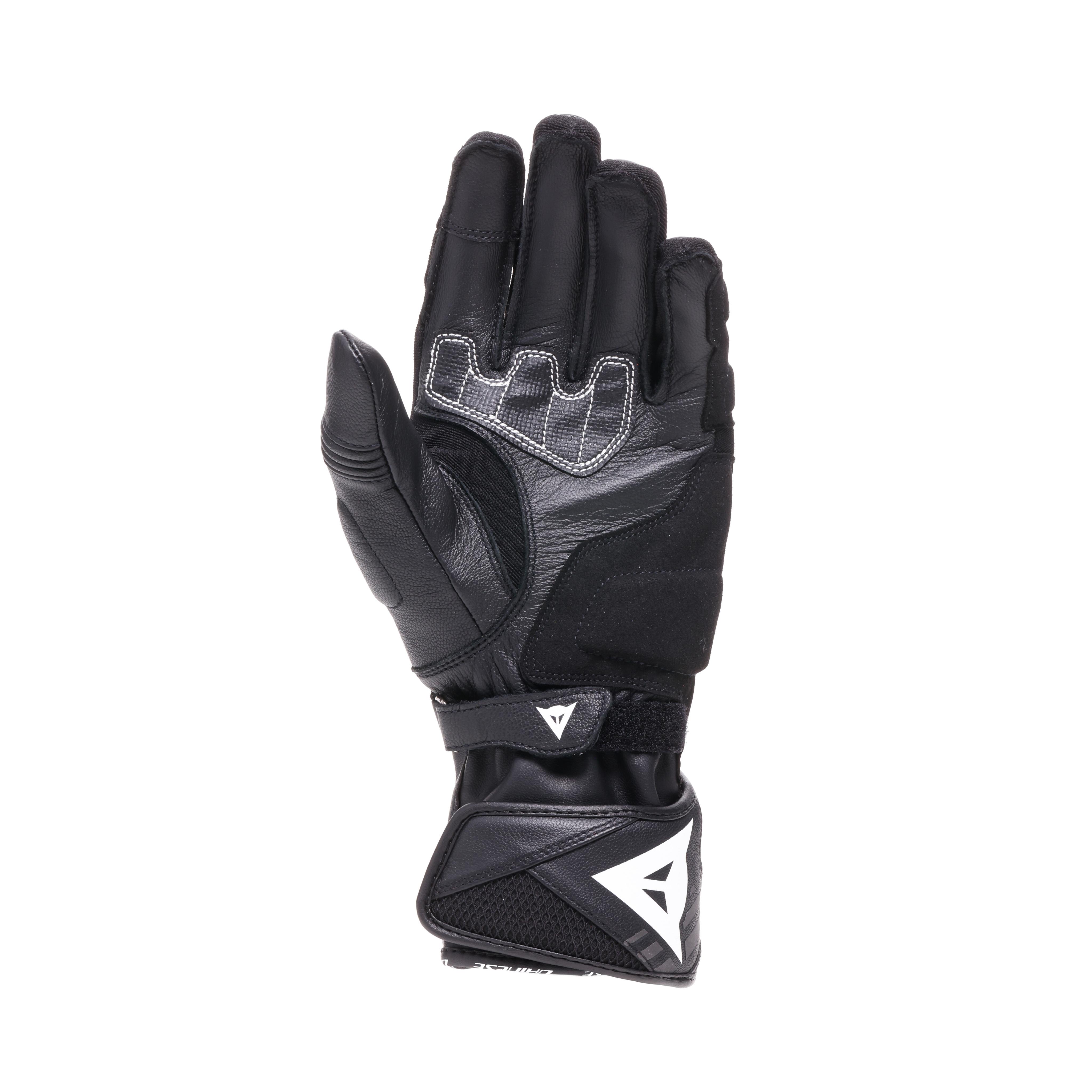 REACTO CARBON LONG - MOTORCYCLE GLOVES IN LEATHER MEN - BLACK/ANTHRACITE - 3