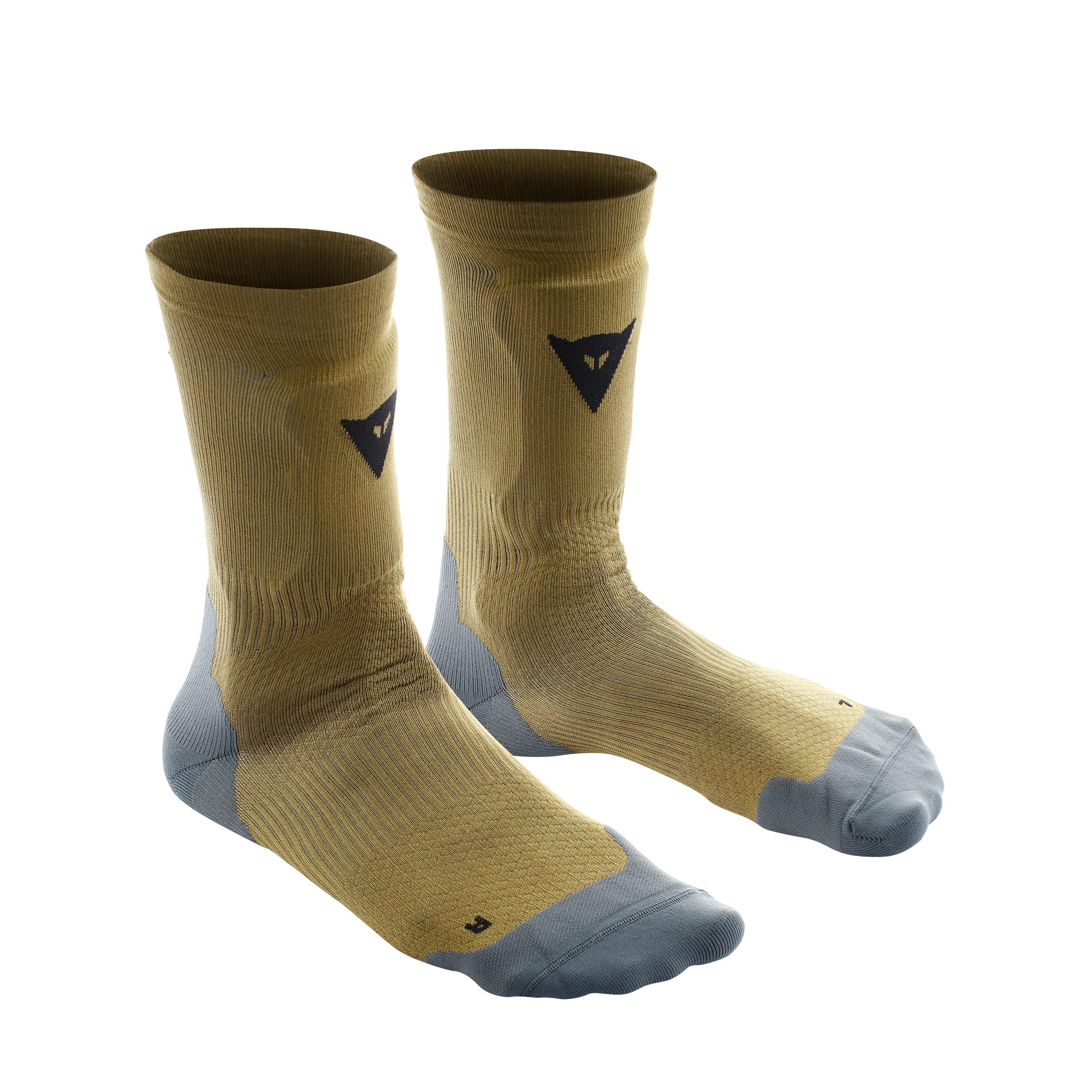 HG ROX - REINFORCED BIKE SOCKS - GREEN-MILITARY/BLACK - 1