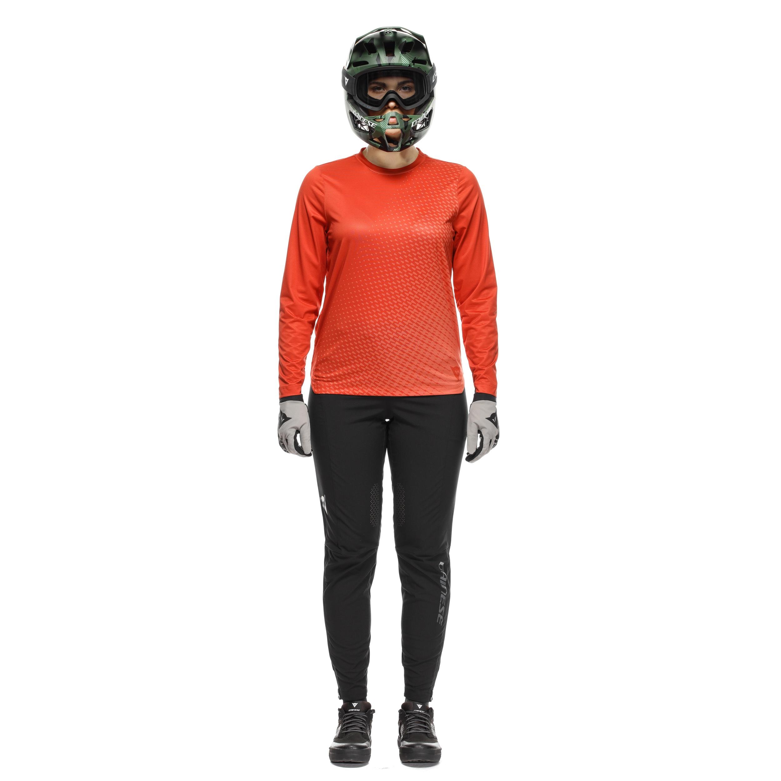 HG AER JERSEY LS -MAILLOT DE V&Eacute;LO MANCHES COURTES POUR FEMME - RED - 2
