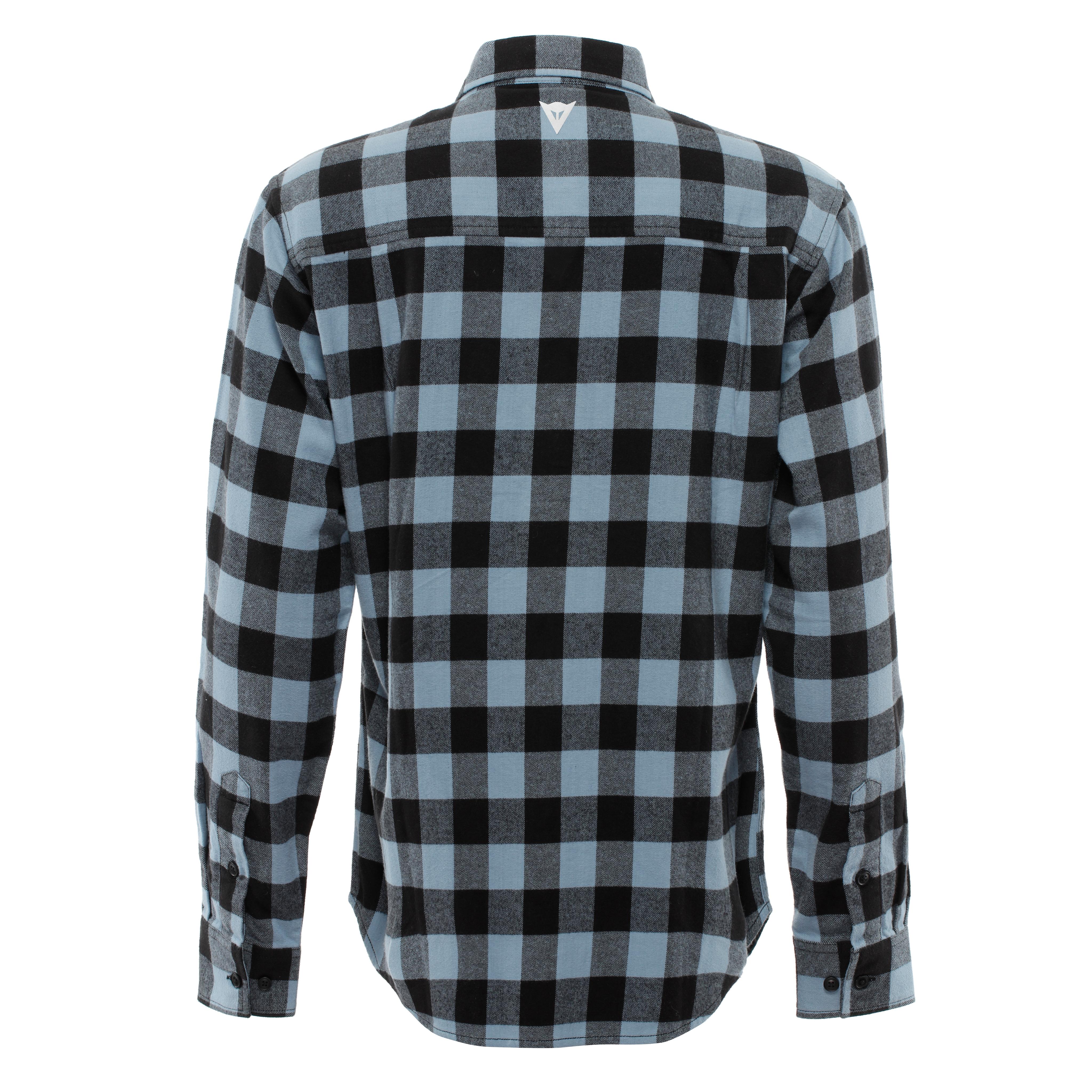 FLANELLHEMD - 100% WEICHE BAUMWOLLE  - LIGHTBLUE/BLACK - 2