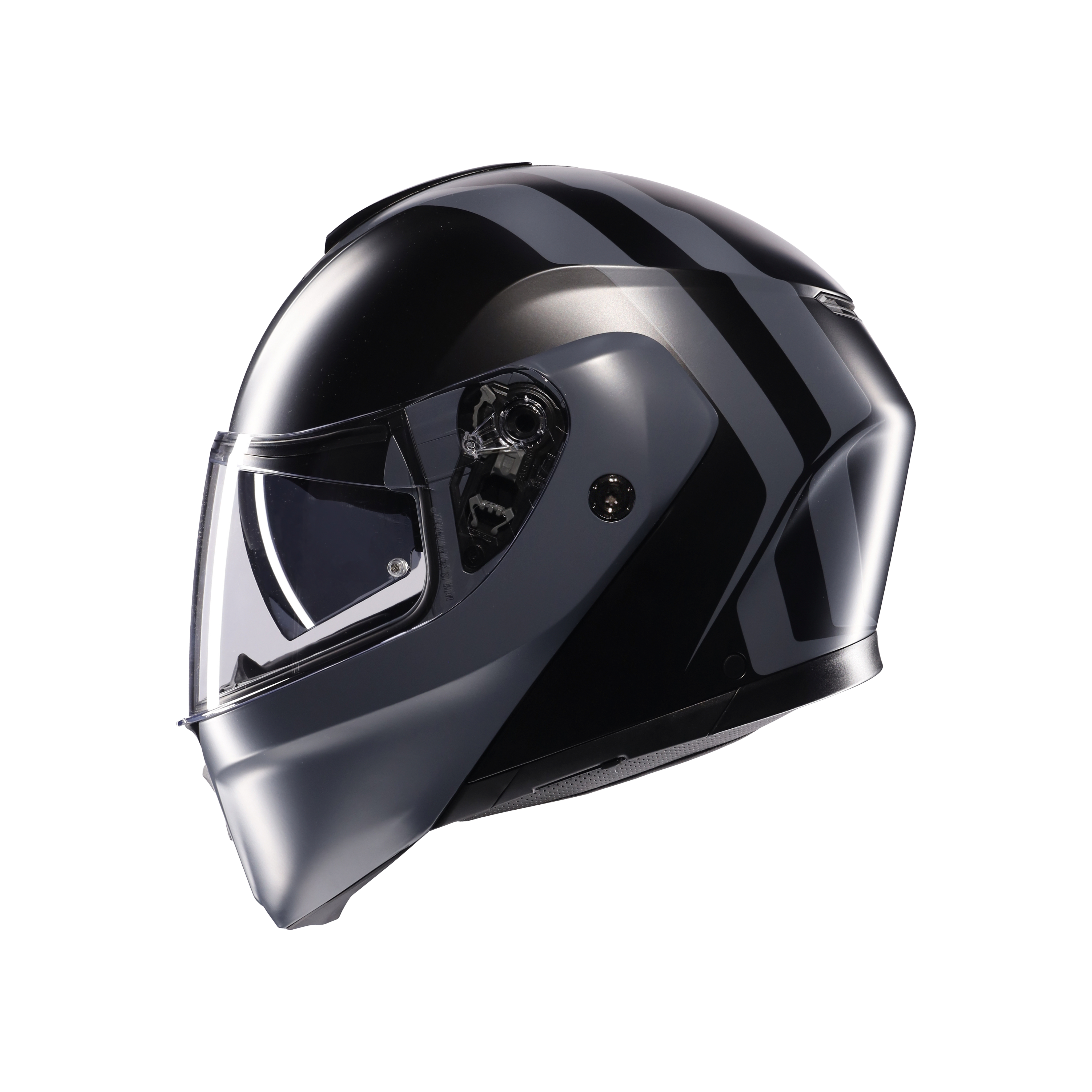 STREETMODULAR RESIA MATT BLACK/GREY - MOTORBIKE FLIP UP HELMET DOT(E2206) -  - 4