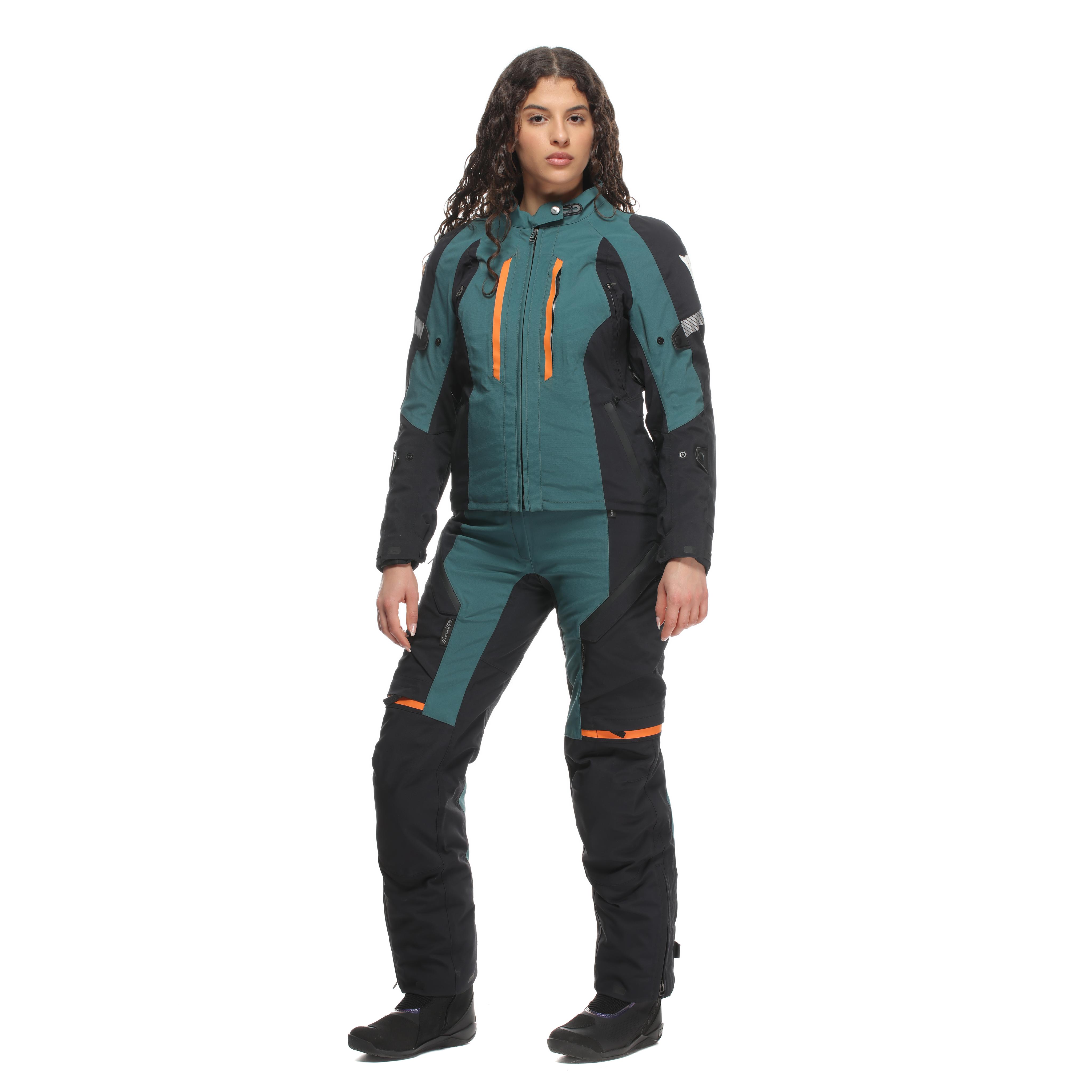 MANGEN ABS&Oslash;LUTESHELL&trade; PRO - WOMEN'S TOURING MOTORCYCLE JACKET - DARK SEA/BLACK - 3