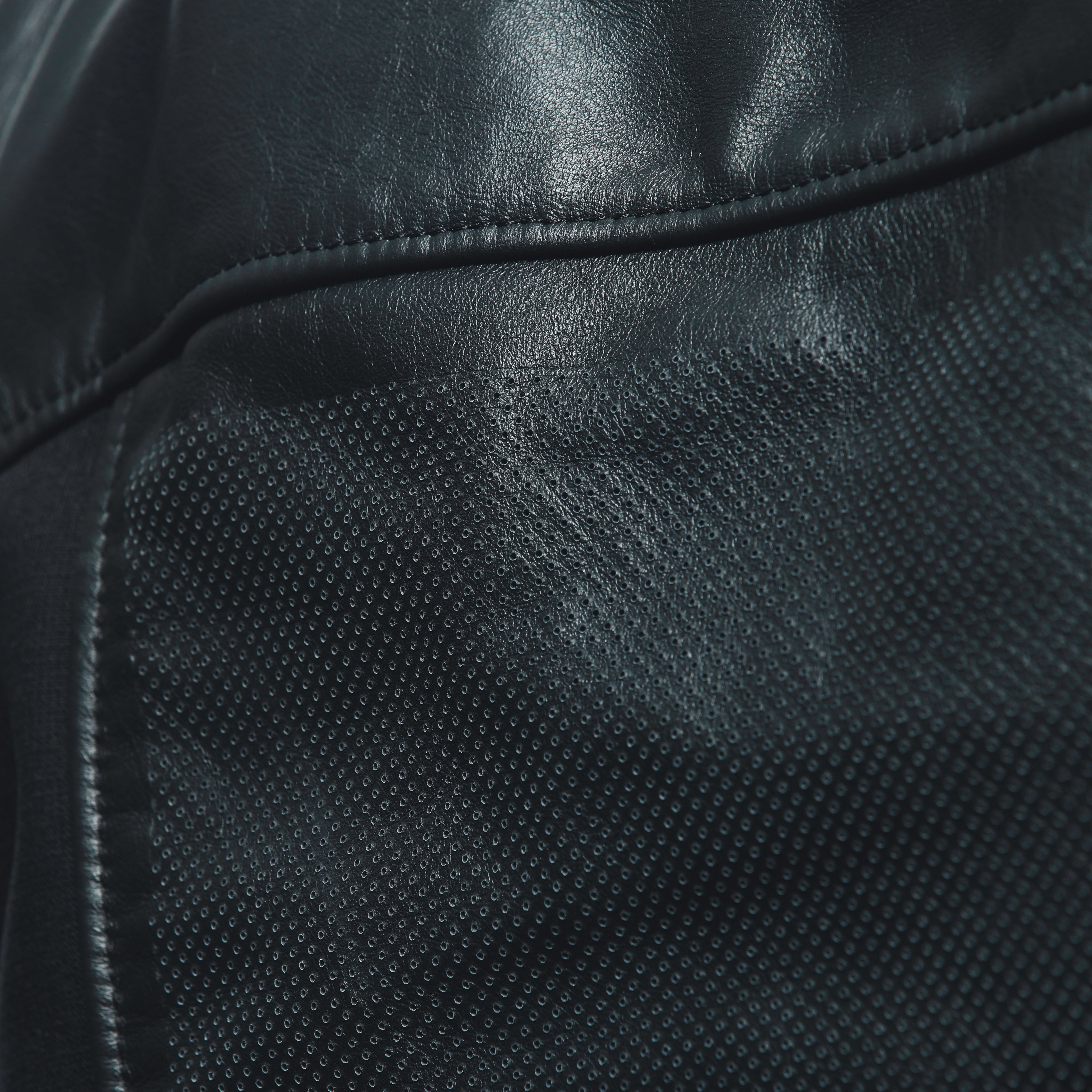 SMART JACKET LEATHER - GILET MOTO IN PELLE CON AIRBAG INTEGRATO UOMO - BLACK - 16