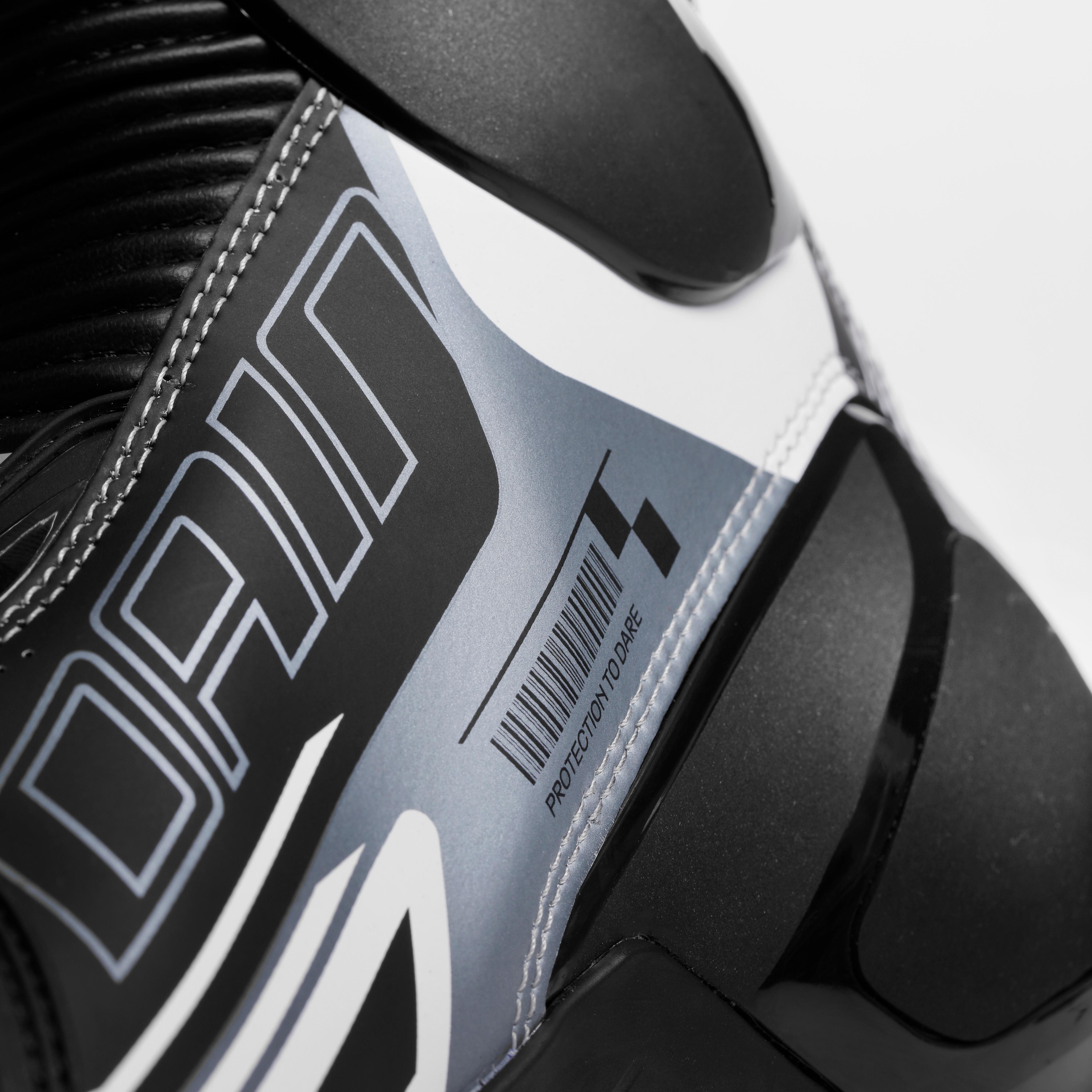 TORQUE 4 AIR - BOTTES RACING ET ROUTE ESTIVALES HOMME - BLACK/WHITE/RED-FLUO - 6