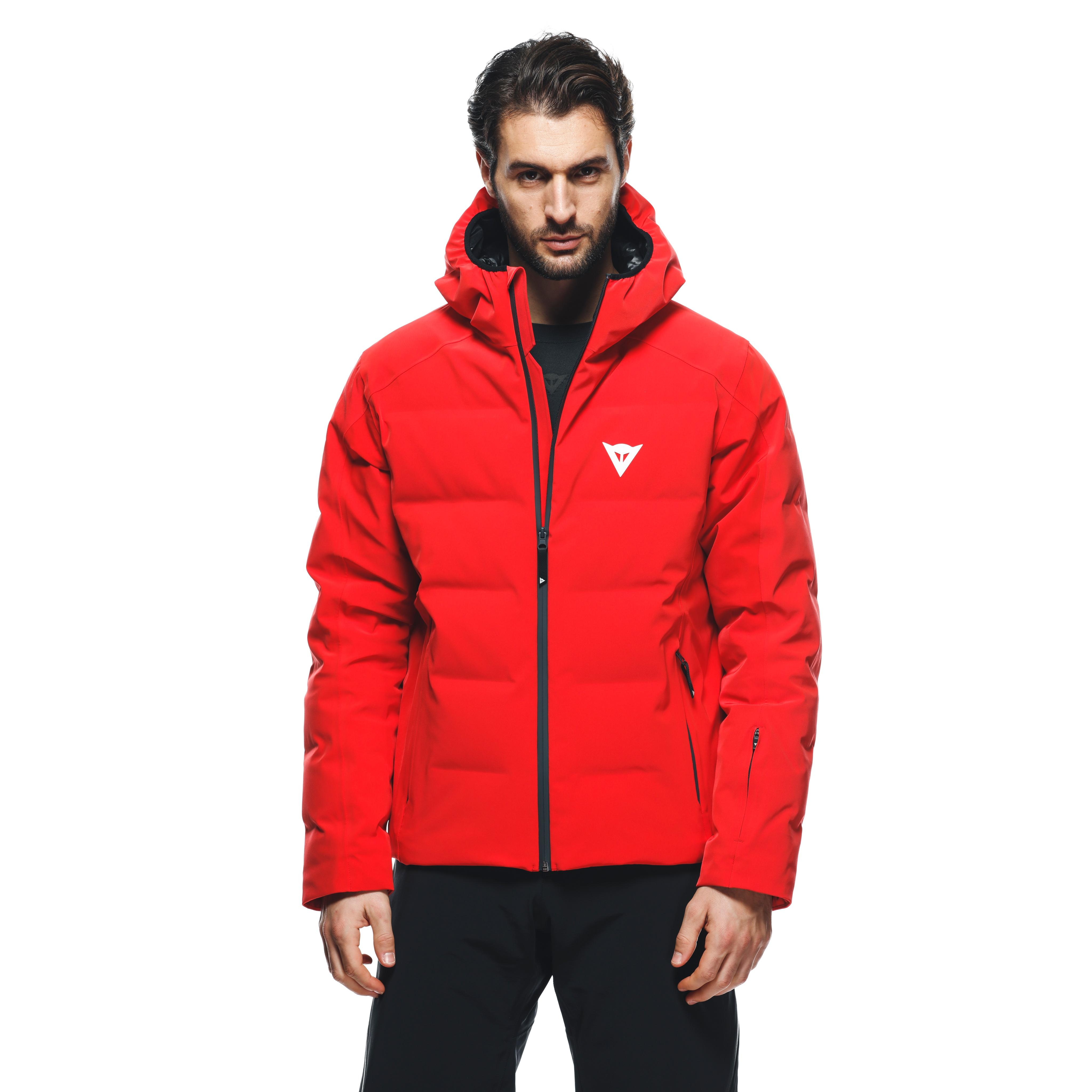 MEN'S WATERPROOF SKI DOWN JACKET - FIRE-RED - 6