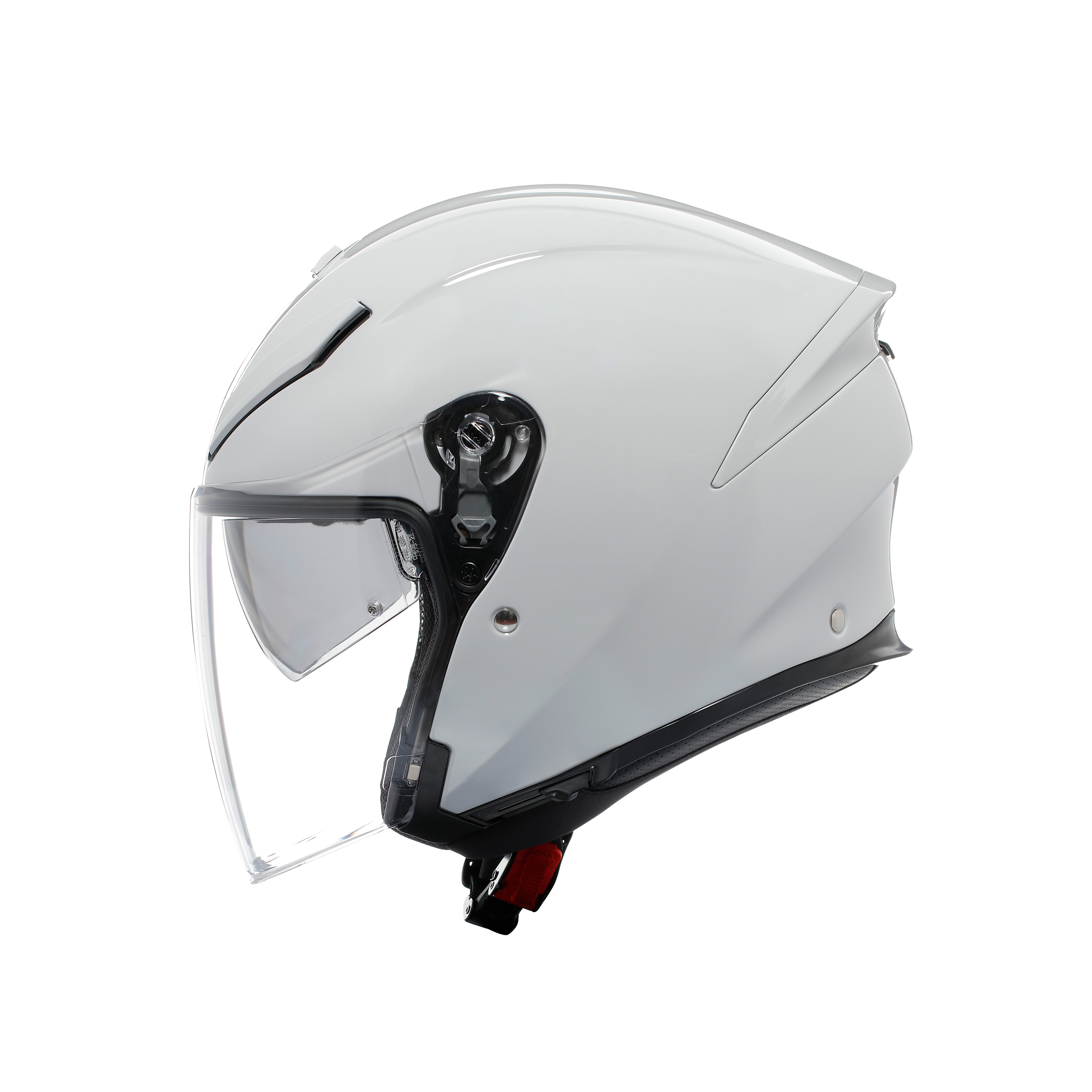 K5 JET EVO MONO STELVIO WHITE - MOTORBIKE OPEN FACE HELMET E2206 | AGV