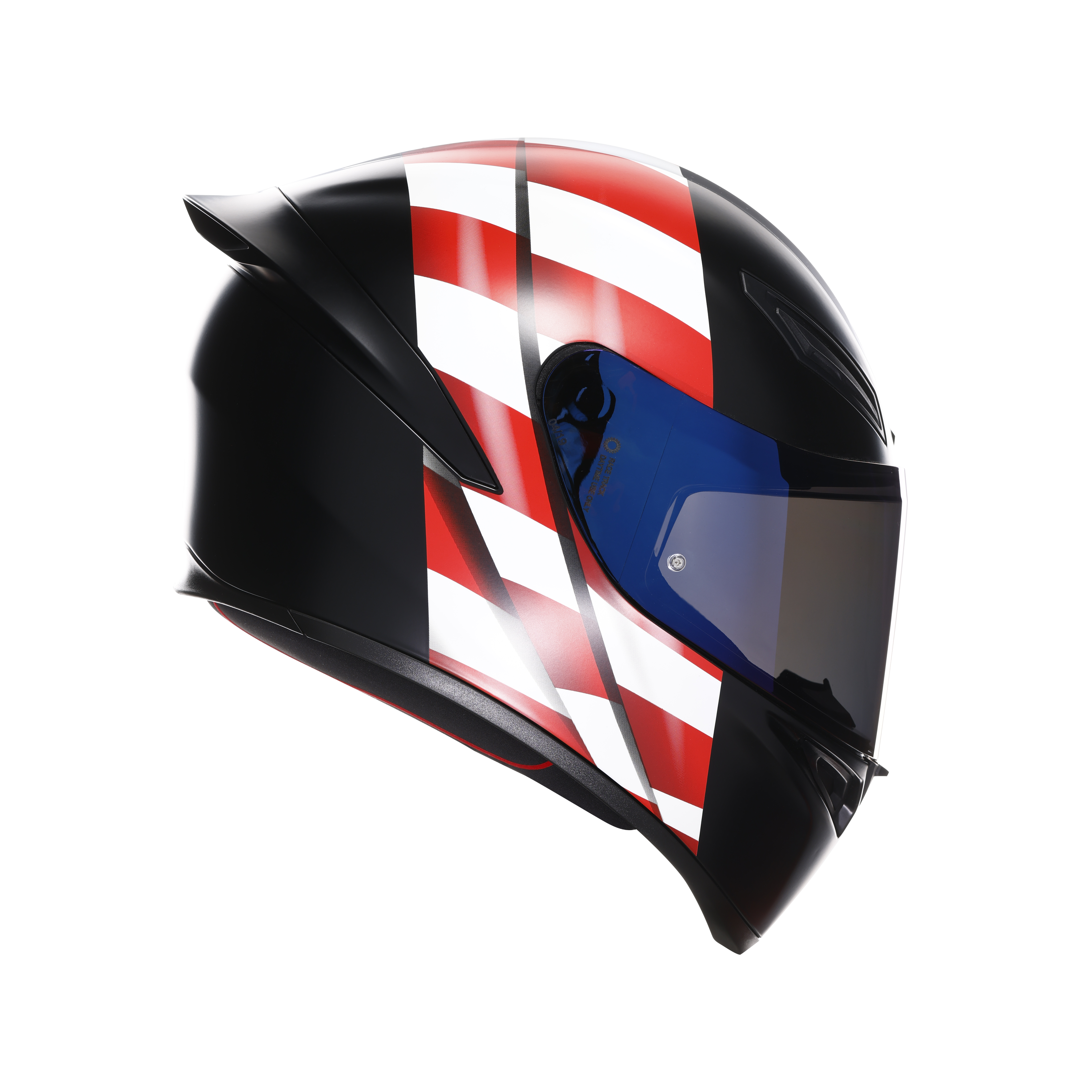 K1 S US FLAG MATT BLACK/RED/BLUE - CASCO MOTO INTEGRAL DOT (E2206) -  - 1