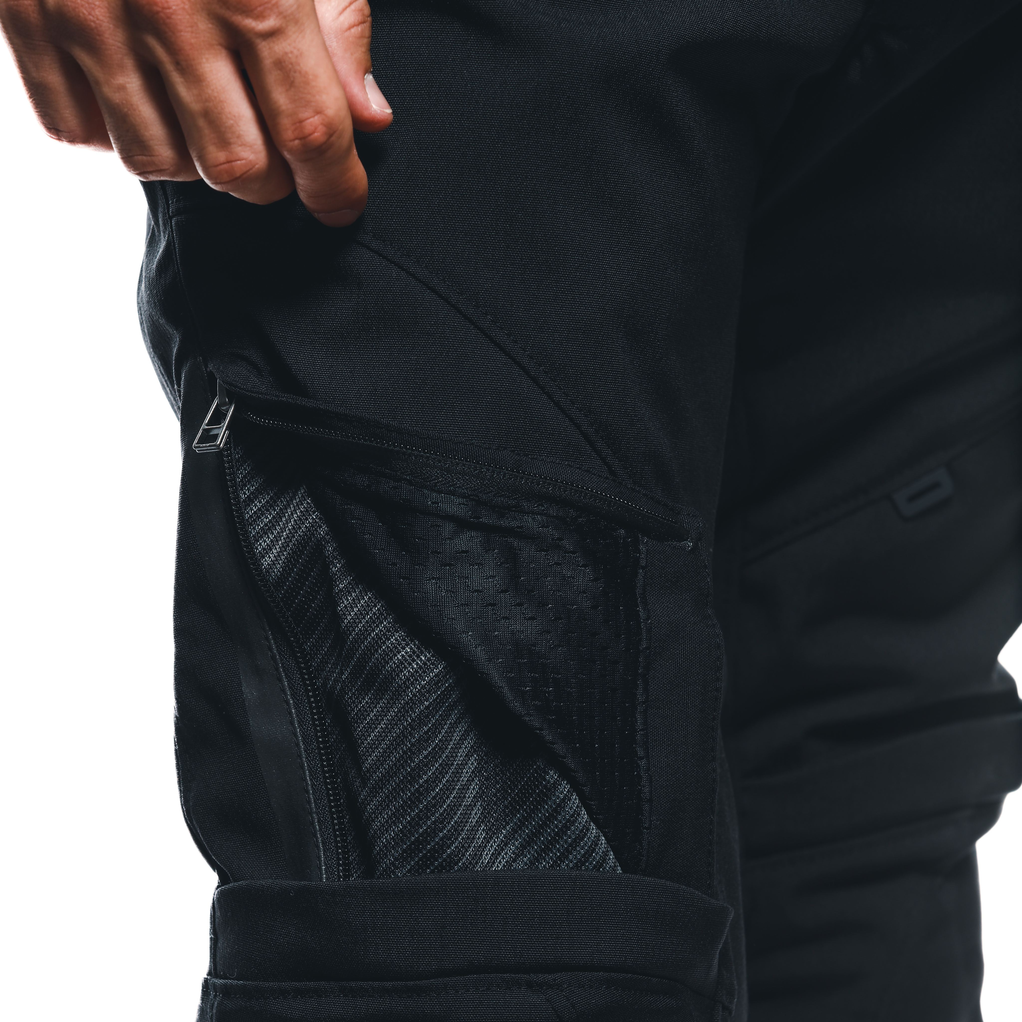 DRAKE 2 AIR - MEN'S SUMMER MOTORCYCLE PANTS IN FABRIC | BLACK