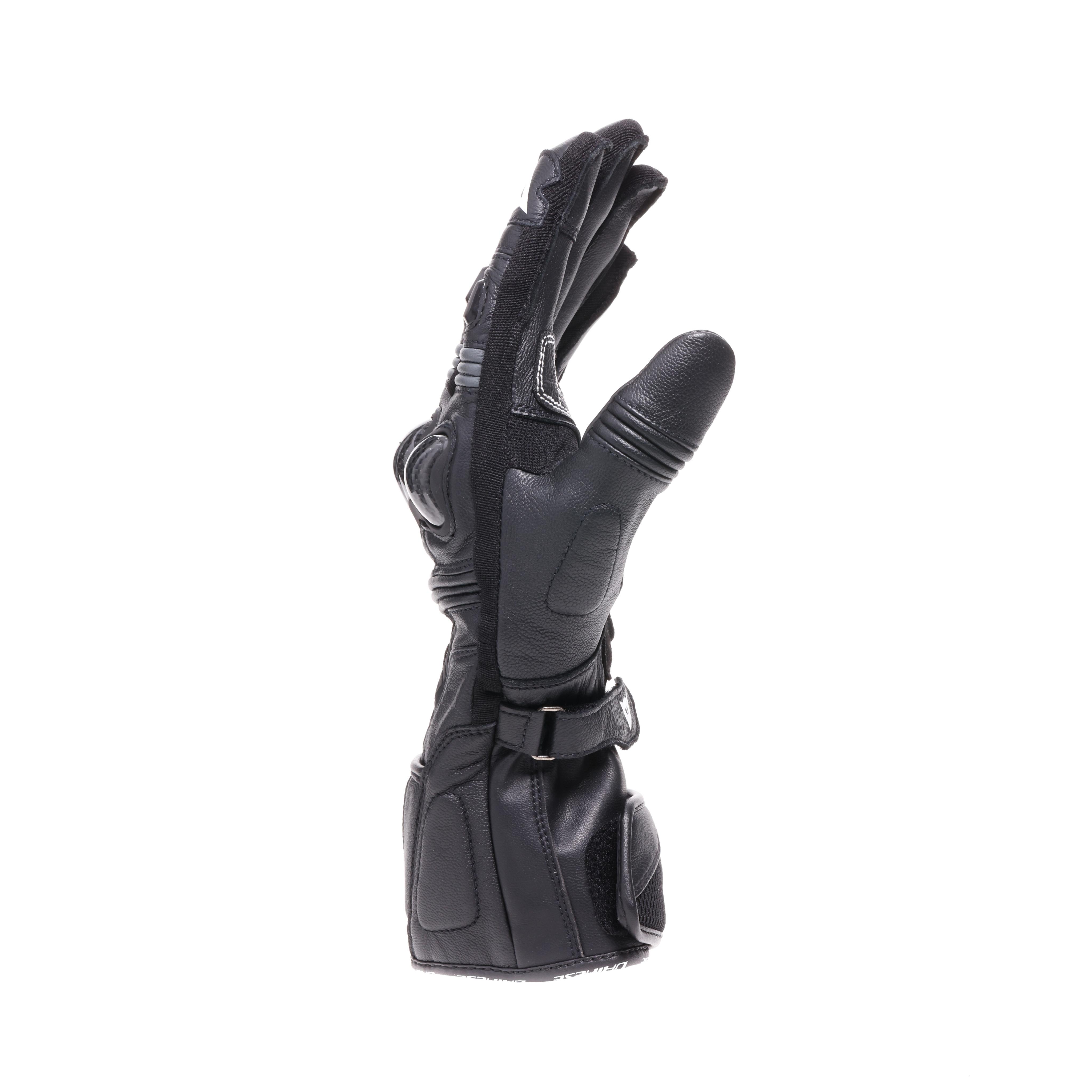 REACTO CARBON LONG - MOTORCYCLE GLOVES IN LEATHER MEN - BLACK/ANTHRACITE - 2
