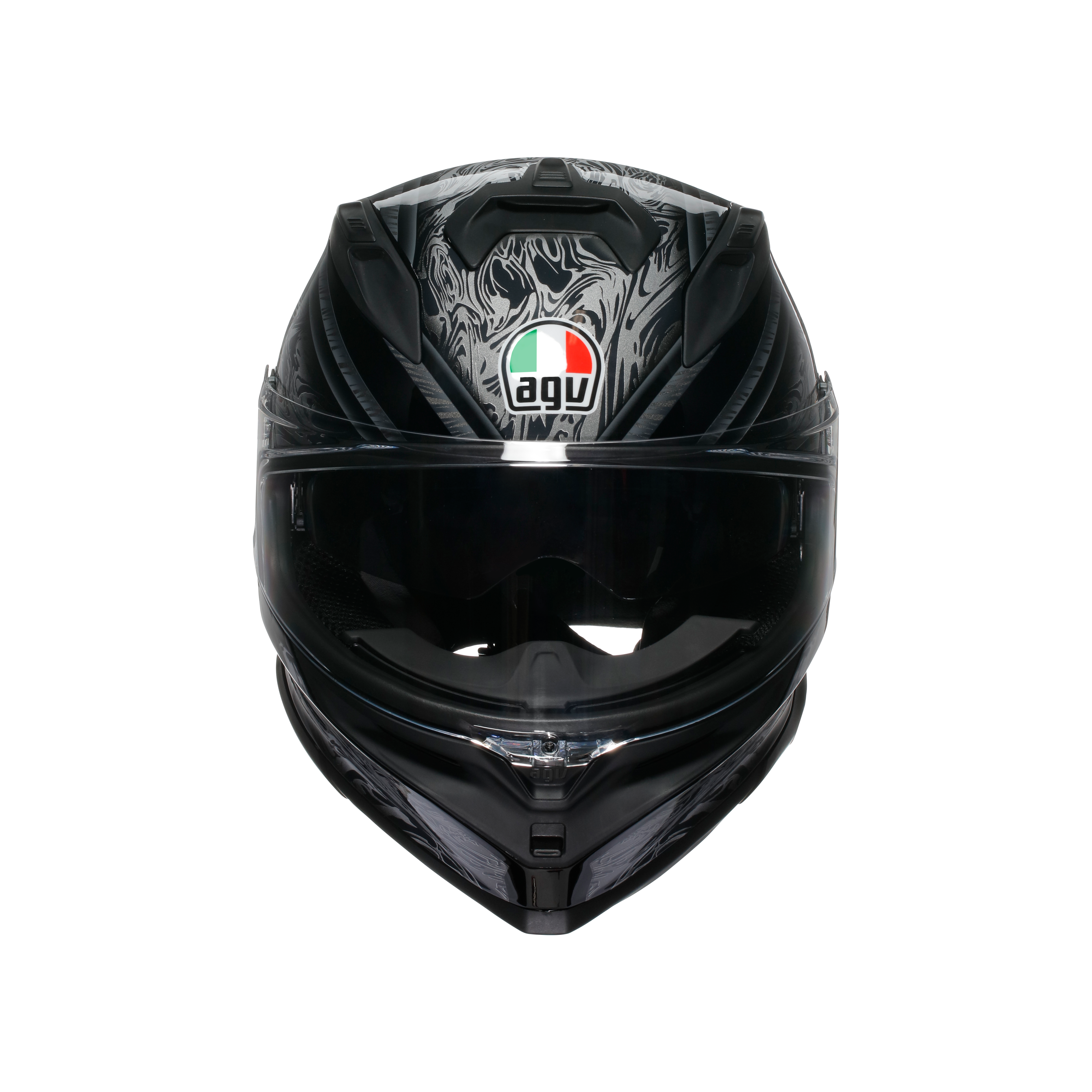 K7 MPLK DAMASCUS BLACK/SILVER - CASQUE MOTO INT&Eacute;GRAL E2206 -  - 2