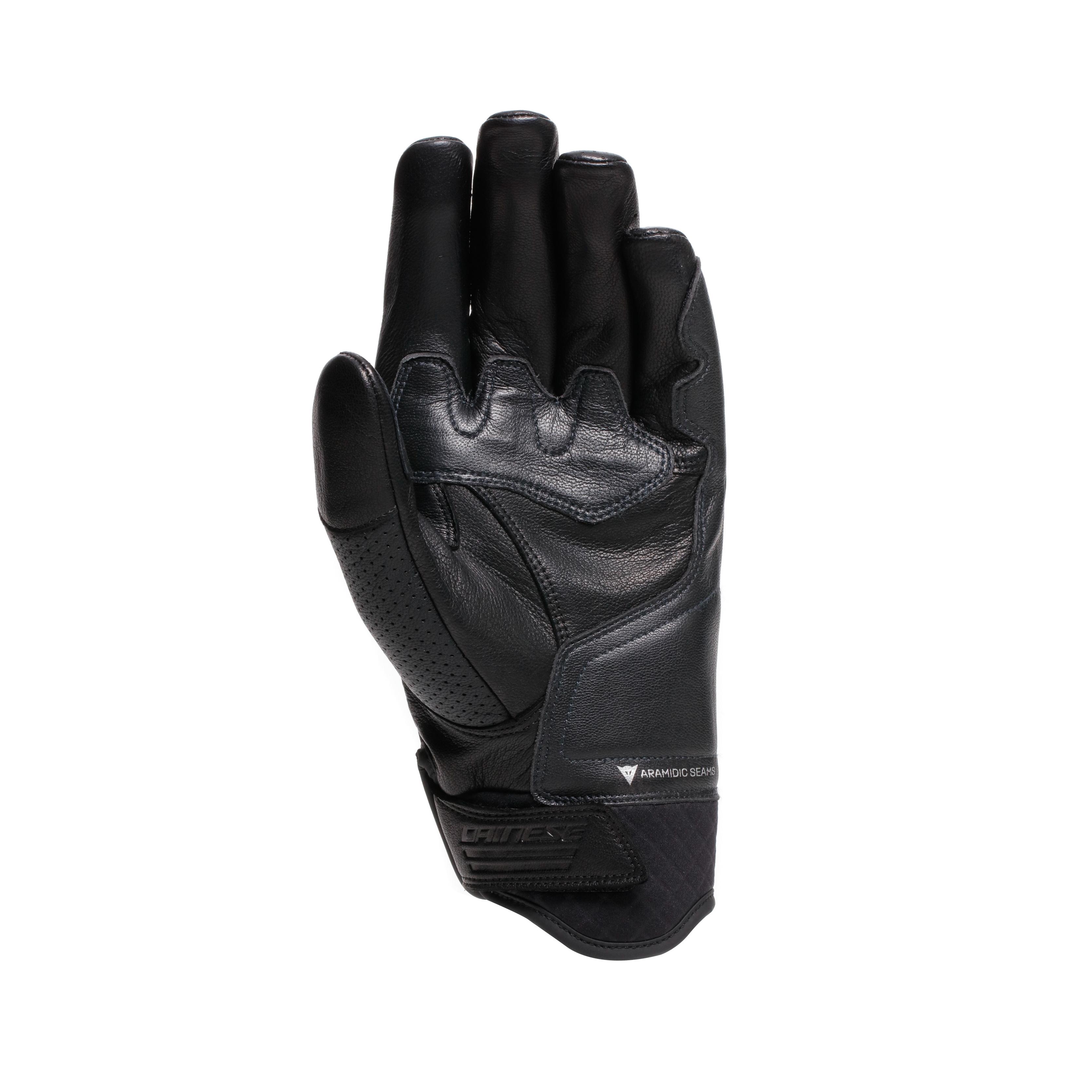 FOLGOR - SOMMER-MOTRRADHANDSCHUHE AUS LEDER - BLACK/BLACK - 3