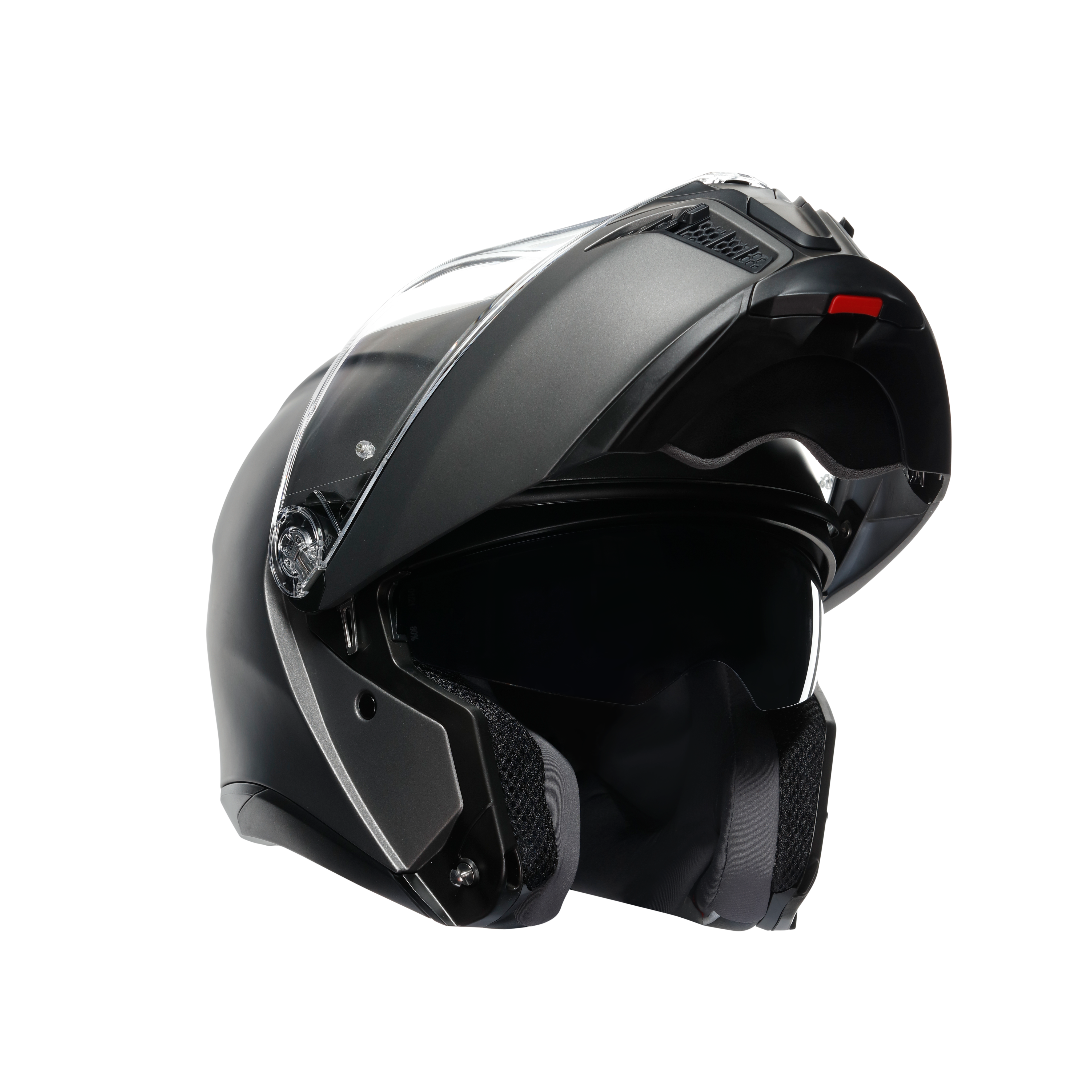 TOURMODULAR LUNA GREY MATT - MOTORBIKE FLIP UP HELMET E2206 -  - 11