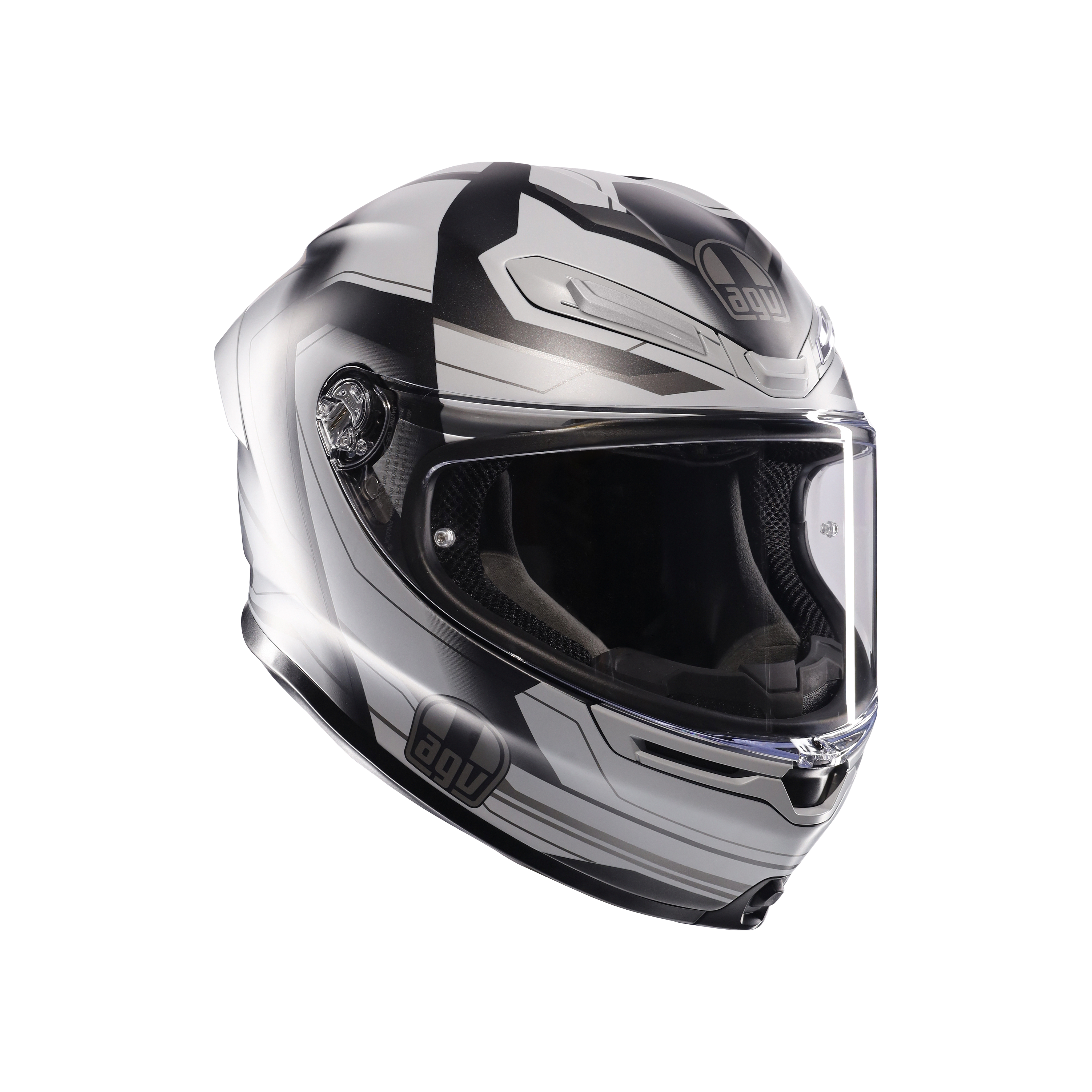 K6 S ULTRASONIC MATT BLACK/GREY - CASQUE MOTO INT&Eacute;GRAL E2206 -  - 6