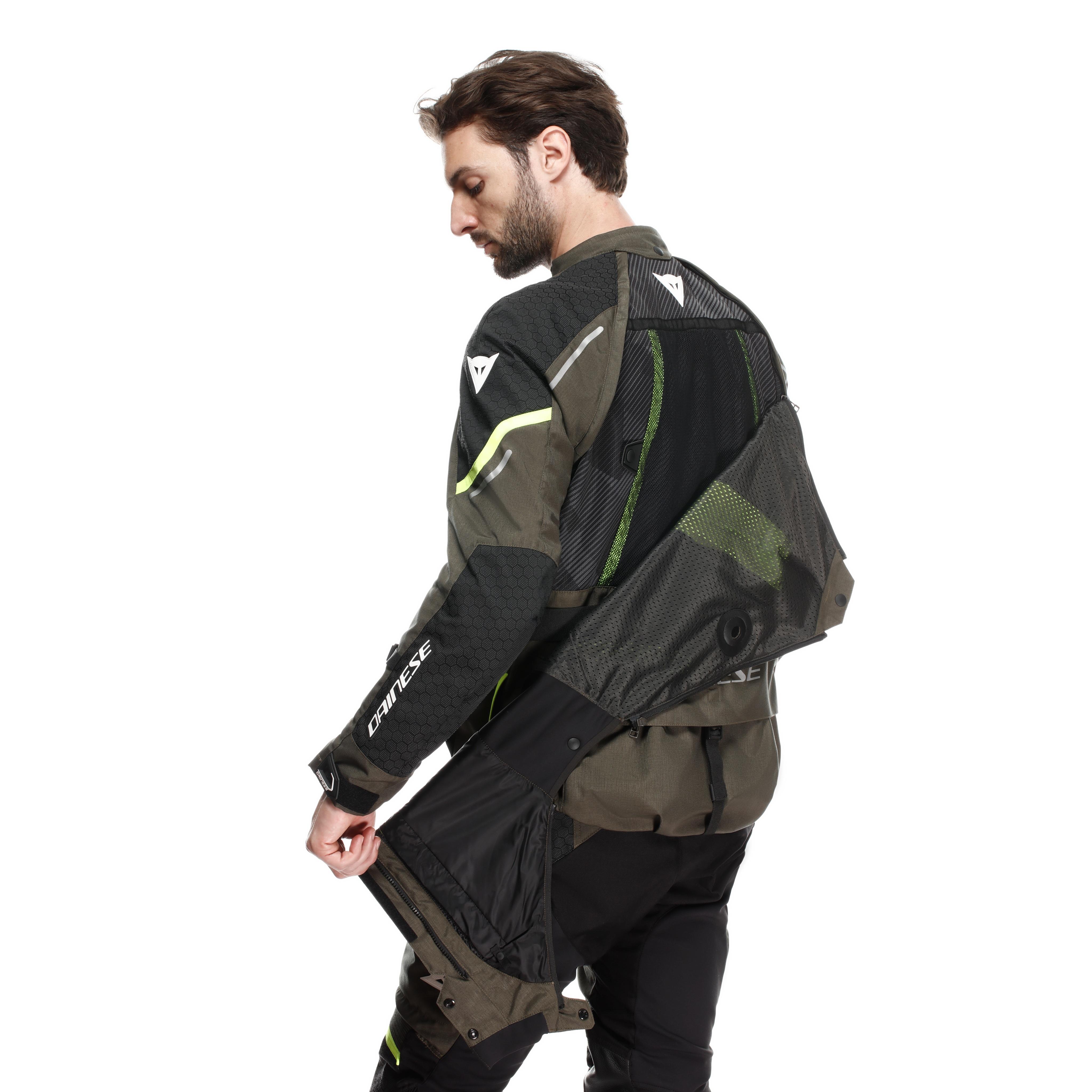 SUPER ADVENTURE ABS&Oslash;LUTESHELL&trade; - MEN MOTORCYCLE OFF-ROAD JACKET - TARMAC/BLACK/FLUO YELLOW - 6