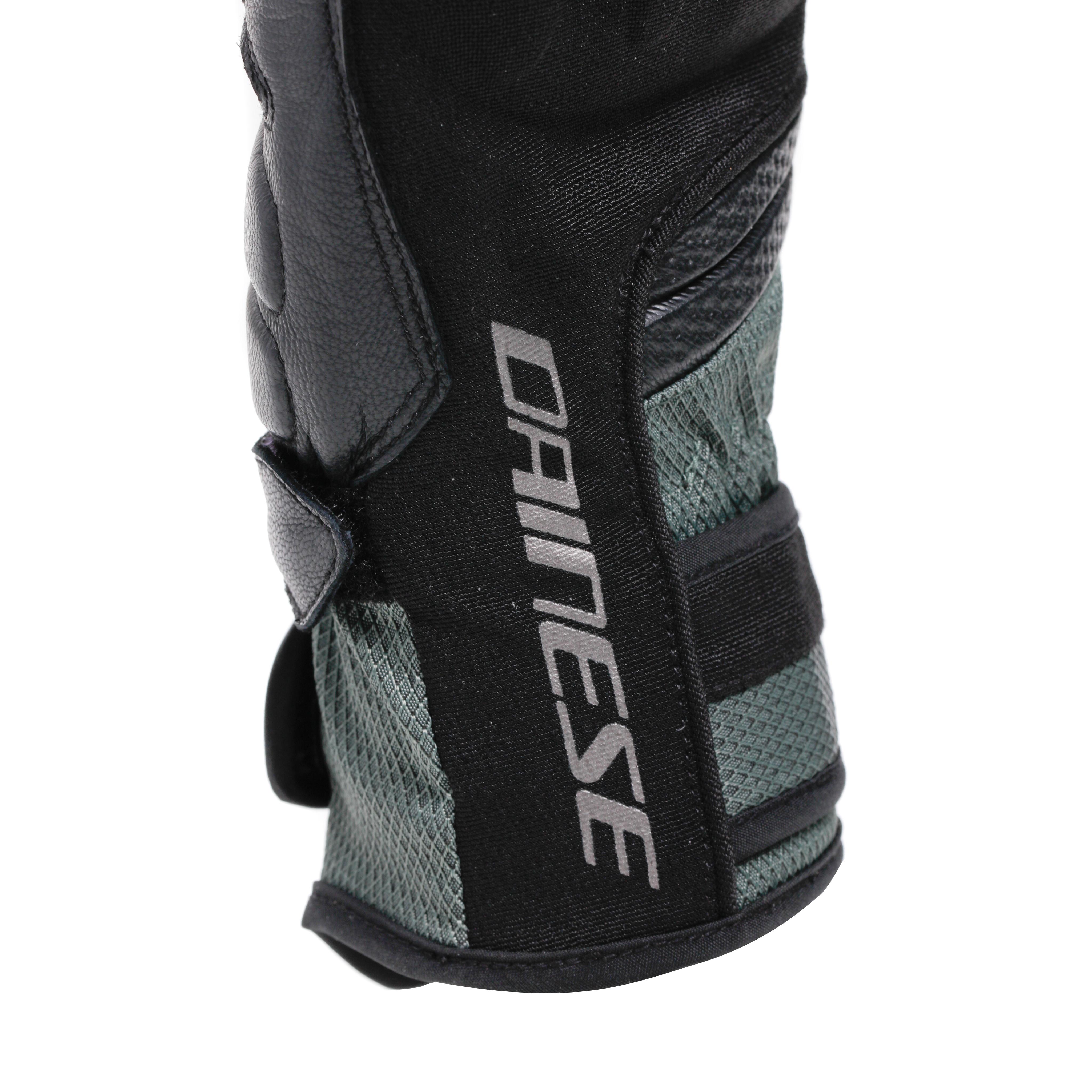 TEYDE GORE-TEX&reg; - WATERPROOF MOTORCYCLE GLOVES - BLACK/ARMY-GREEN - 10