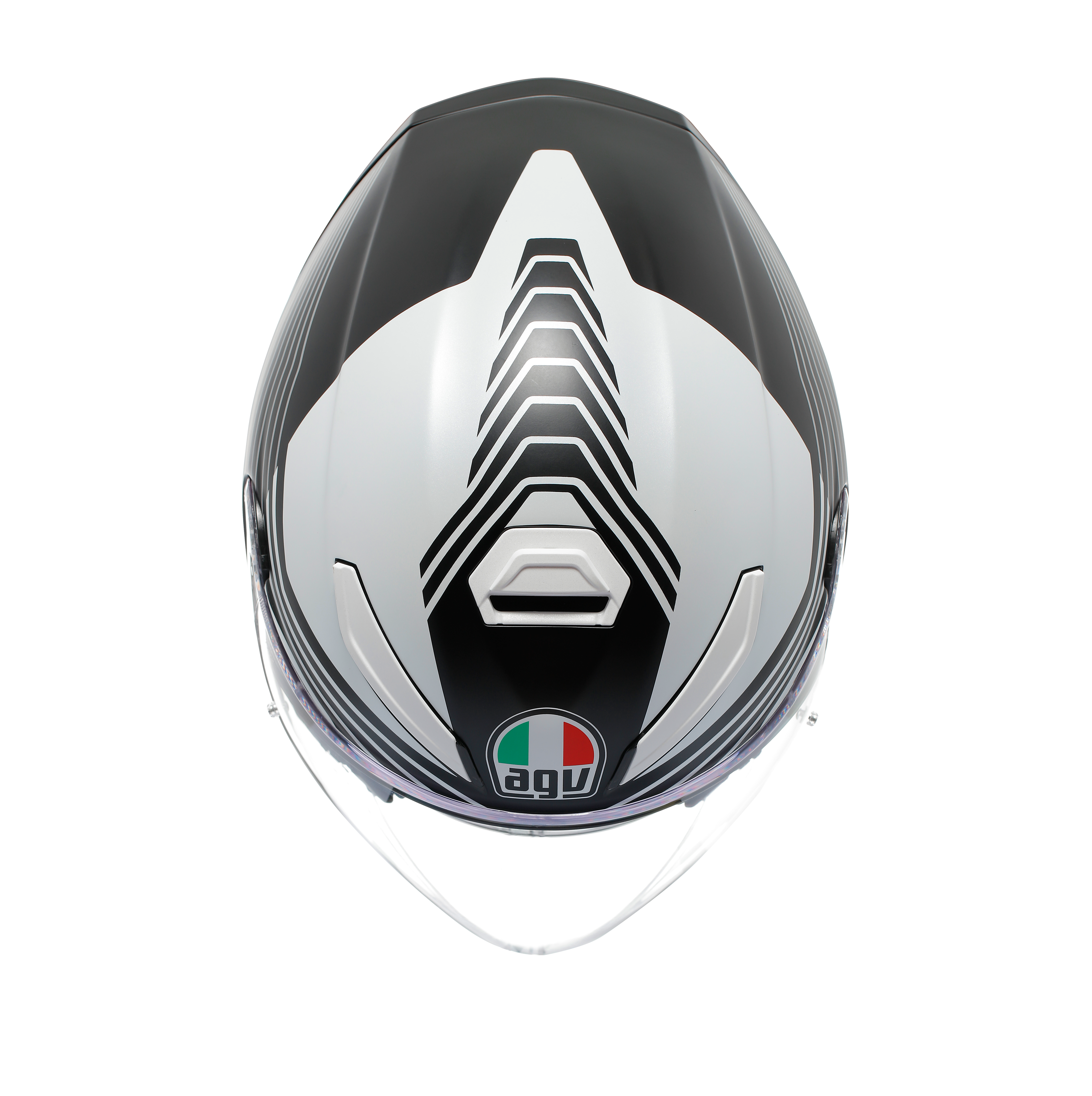 K5 JET EVO CONTROL MATT BLACK/WHITE - CASQUE MOTO JET E2206 -  - 5