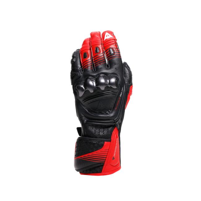 Dainese Unisex Black/Red-Lava/White - Fiero - Leather - M